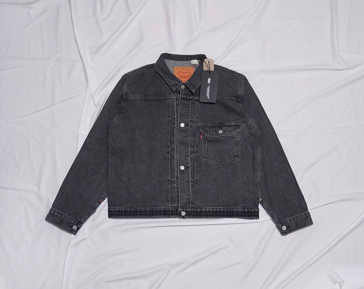 Undercover LEVI'S x UNDERCOVER Type I Trucker Jkt 12oz Black Embroidery Size US XL / EU 56 / 4 - 2 Thumbnail
