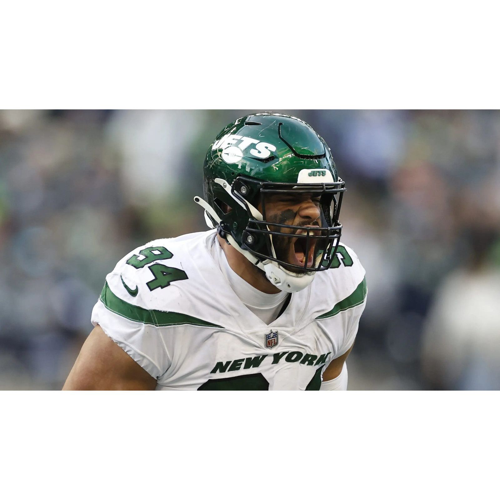 New Era New York Jets Solomon Thomas Signed New Era Strapback Hat Size ONE SIZE - 12 Thumbnail