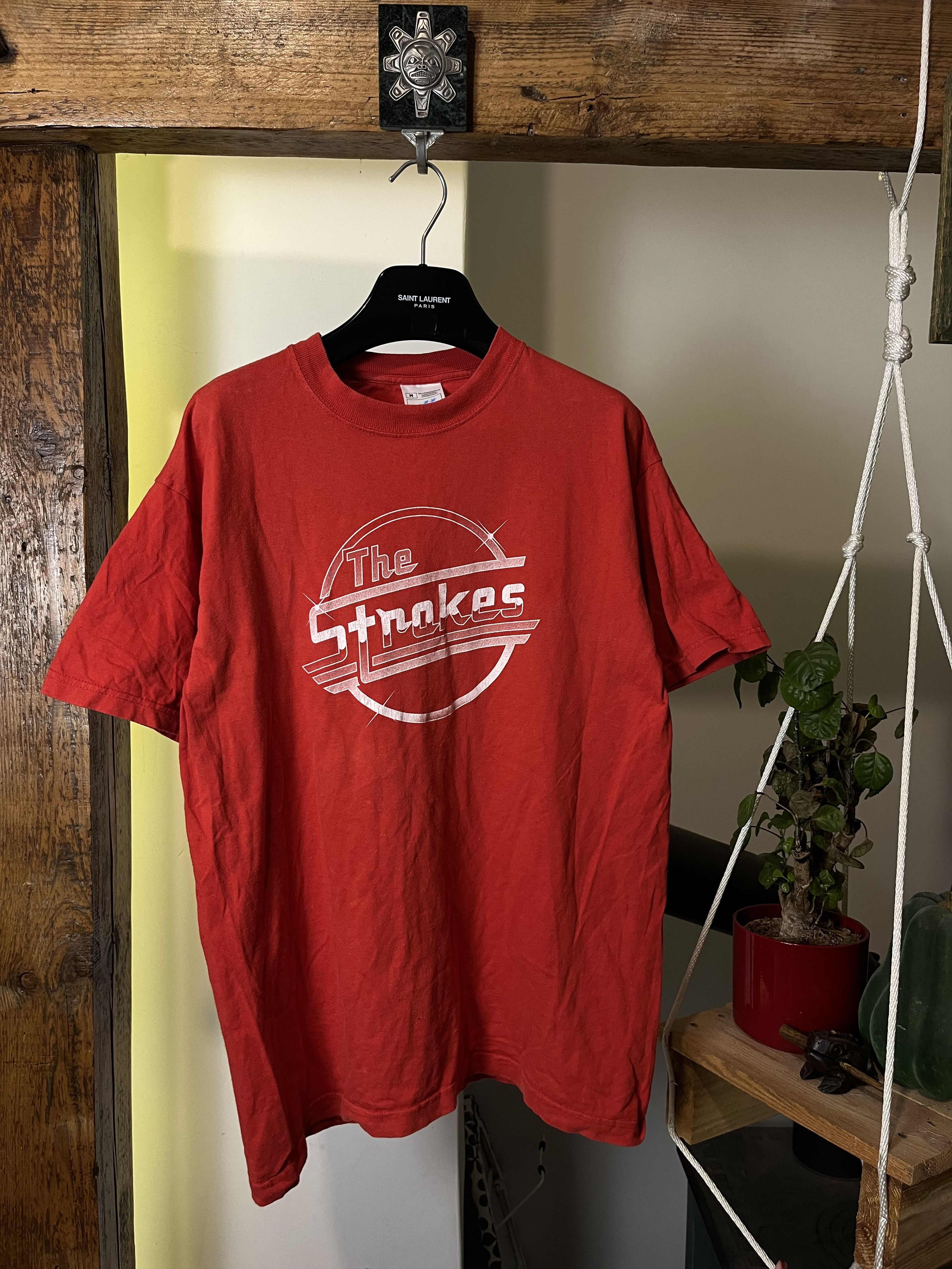 The Strokes Tシャツ Lサイズ レッド　00s ビンテージ Band Tees × Vintage 00s Rare Vintage The Strokes Screen Stars T