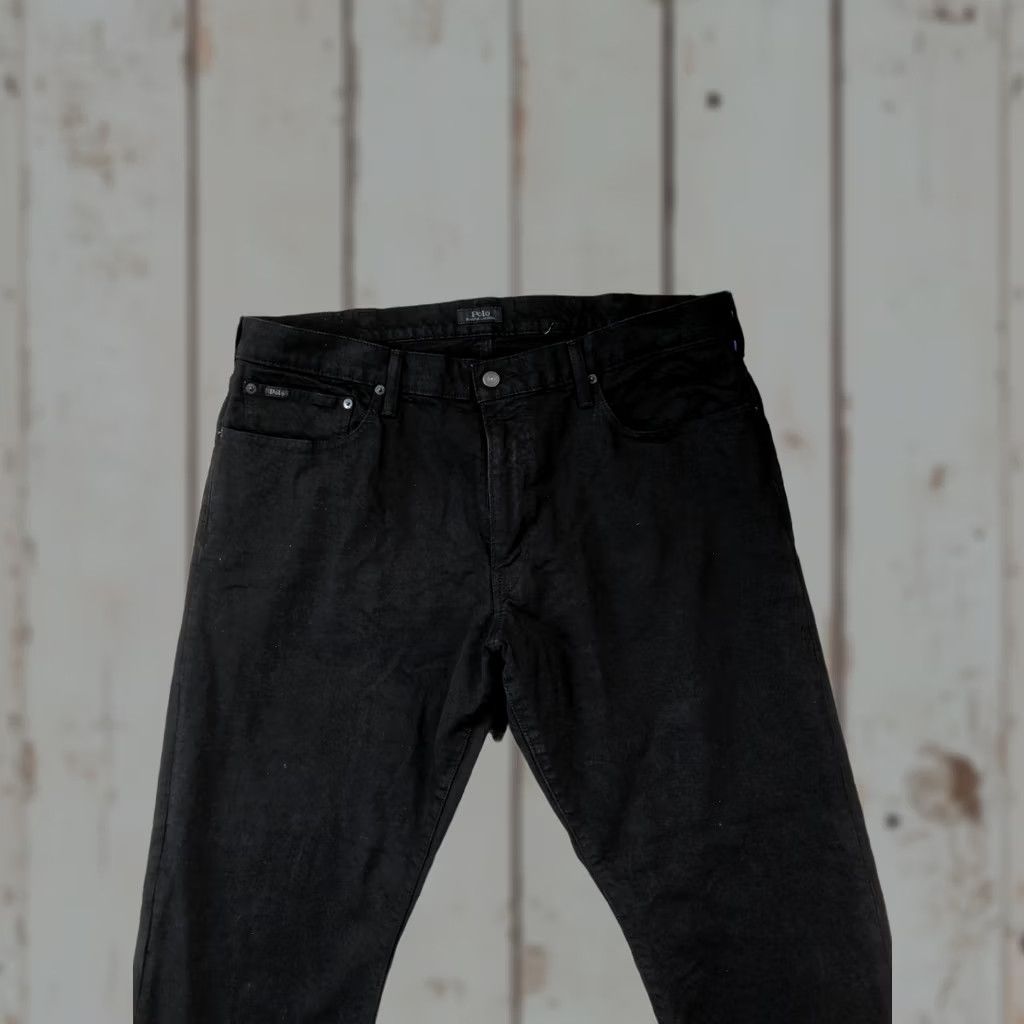 Polo Ralph Lauren Polo Ralph Lauren Hampton Relaxed Straight Jeans Mens 38x32 Black Denim Pants Size US M / EU 48-50 / 2 - 1 Thumbnail