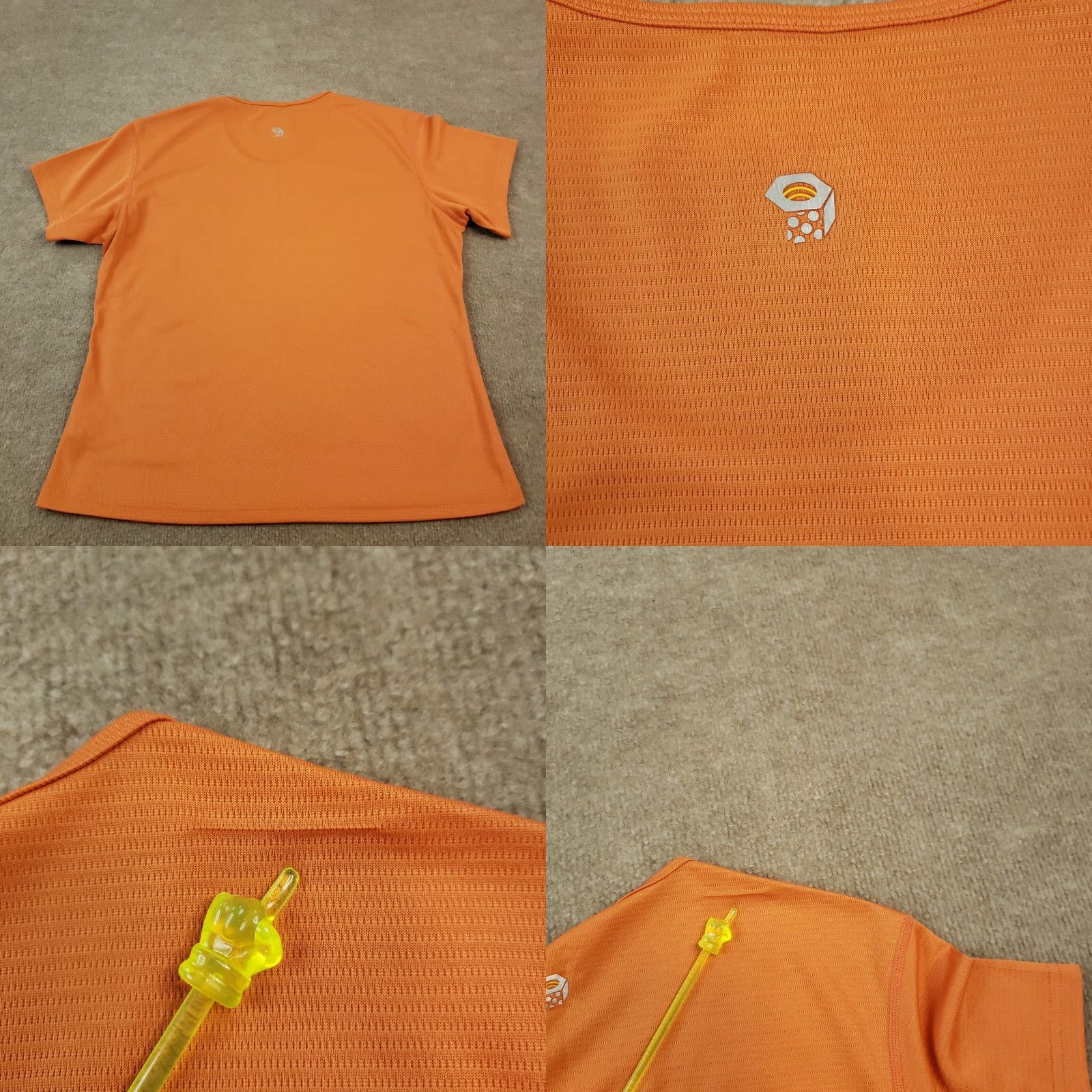 Mountain Hardwear Mountain Hardwear Shirt Womens Large Orange Logo Top Lightweight Casual Z Size L / US 10 / IT 46 - 8 Thumbnail