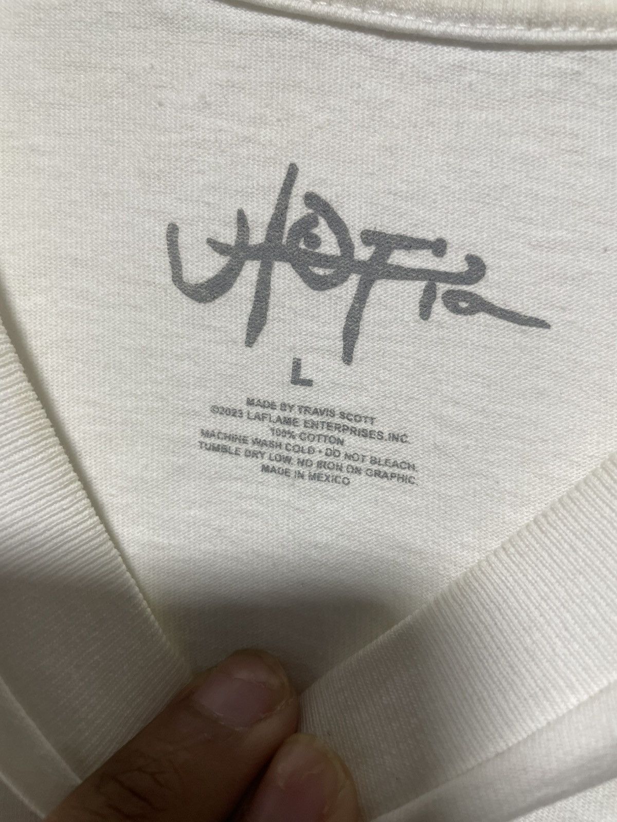 Travis Scott Cactus Jack Utopia T-Shirt Size US L / EU 52-54 / 3 - 3 Thumbnail