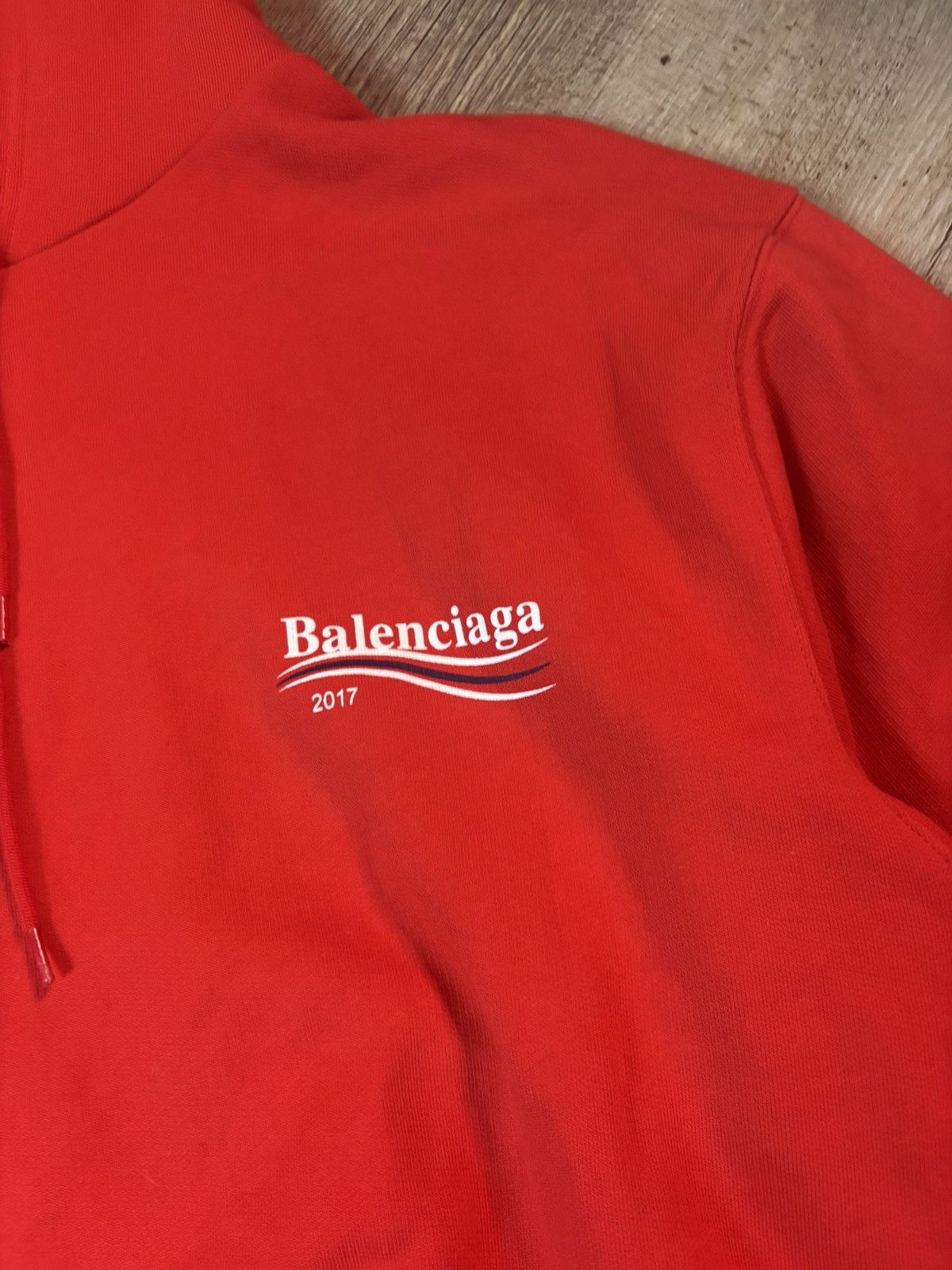 Balenciaga Balenciaga Campaign Logo Hoodie Red Size US XS / EU 42 / 0 - 3 Thumbnail