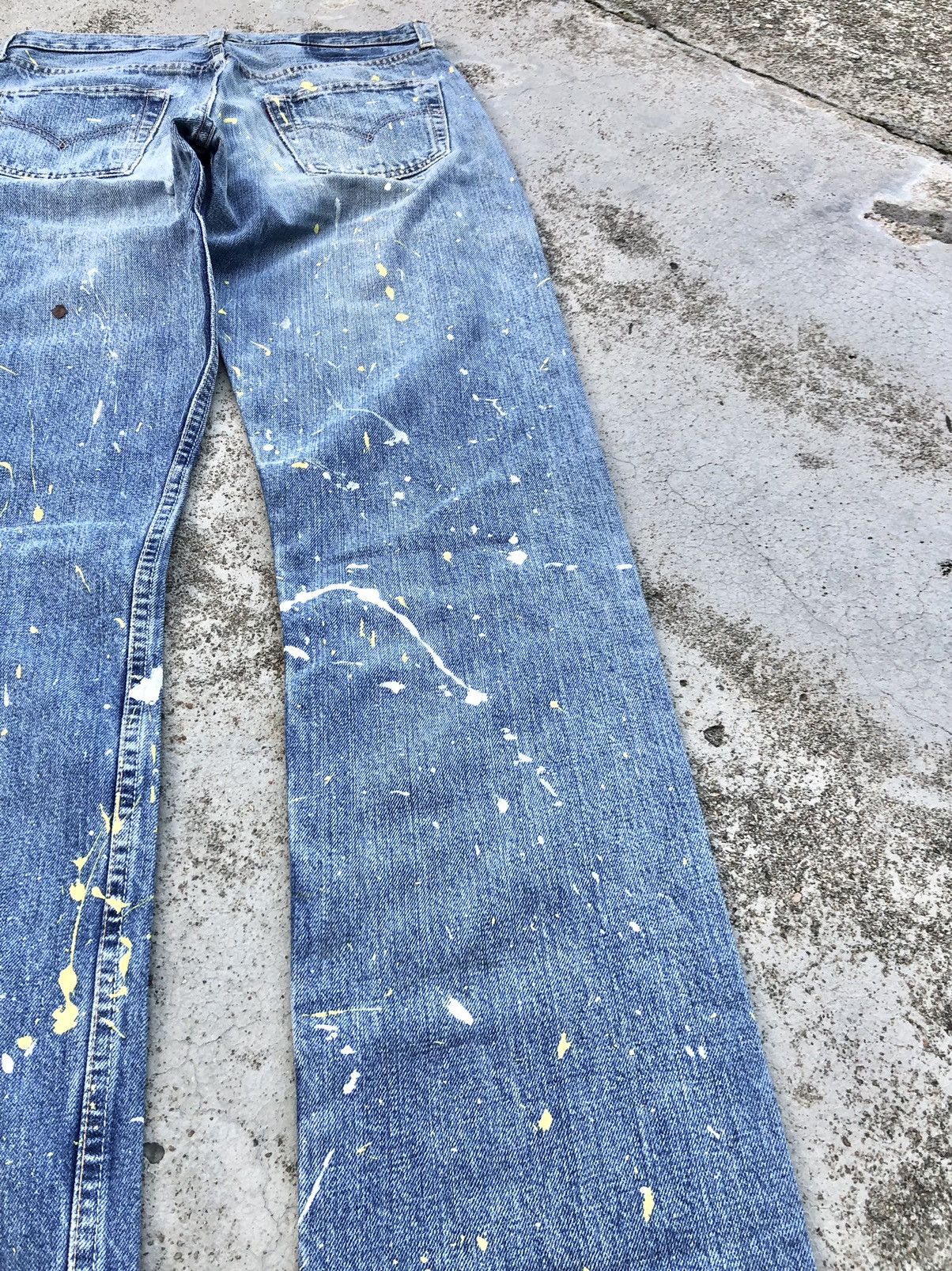 Levi's SPLATTERED PAINT LEVIS 501 JEANS Size US 29 - 7 Thumbnail
