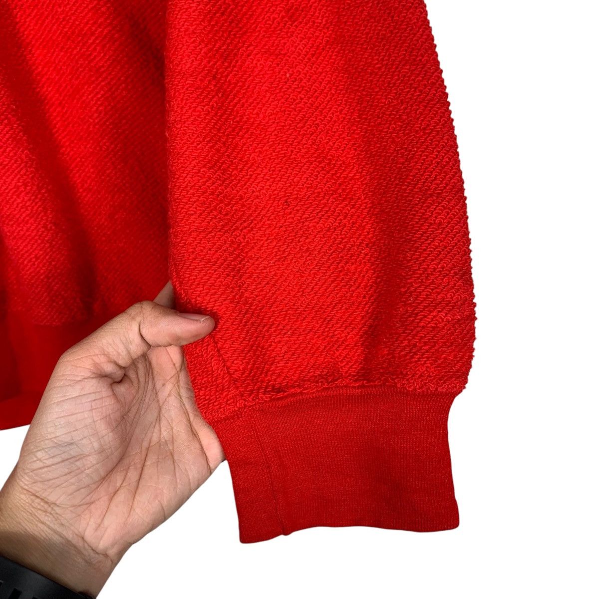 Puma Vintage 90’s PUMA Half Button Red Sweatshirt #2387-C107 Size US M / EU 48-50 / 2 - 9 Thumbnail