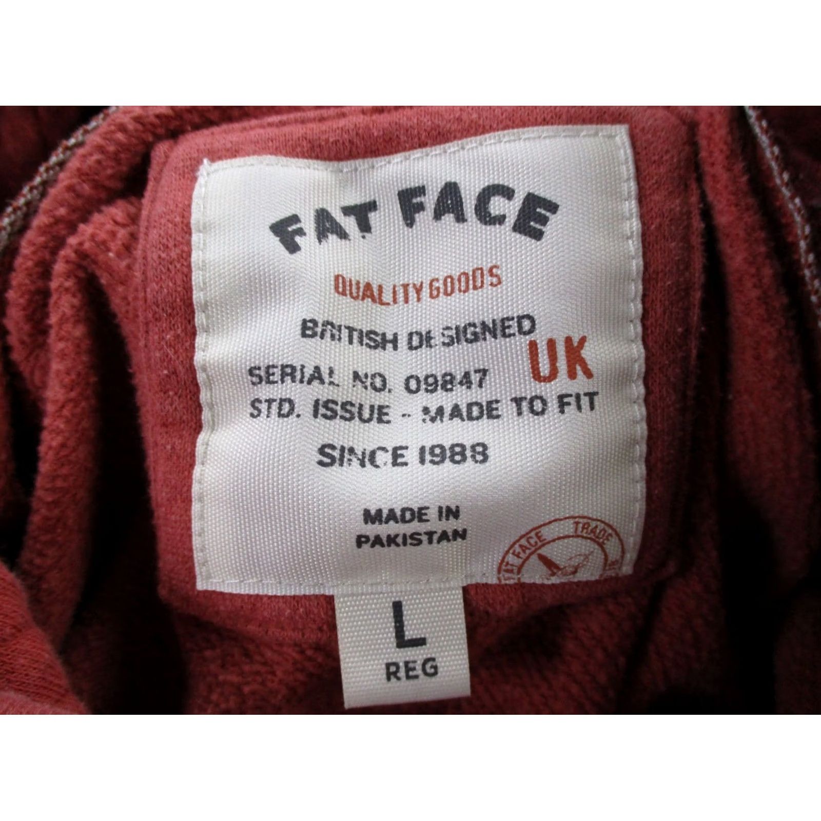 FatFace Fat Face Hoodie Orange Pullover Casual Work Outdoor Mens L Size US L / EU 52-54 / 3 - 7 Thumbnail