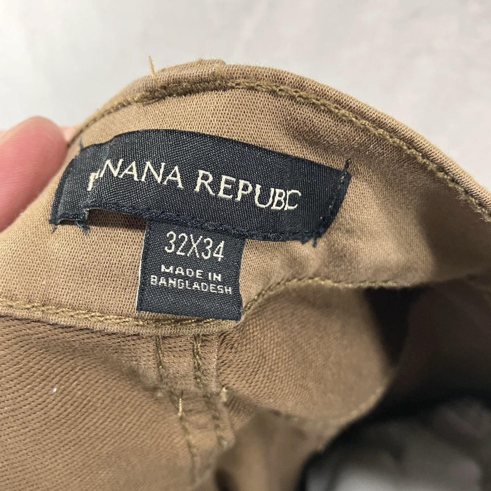 Banana Republic Banana Republic Chino Pants Mens 34x32 Brown 5-Pocket Stretch Business Casual Classic Size US 34 / EU 50 - 3 Thumbnail