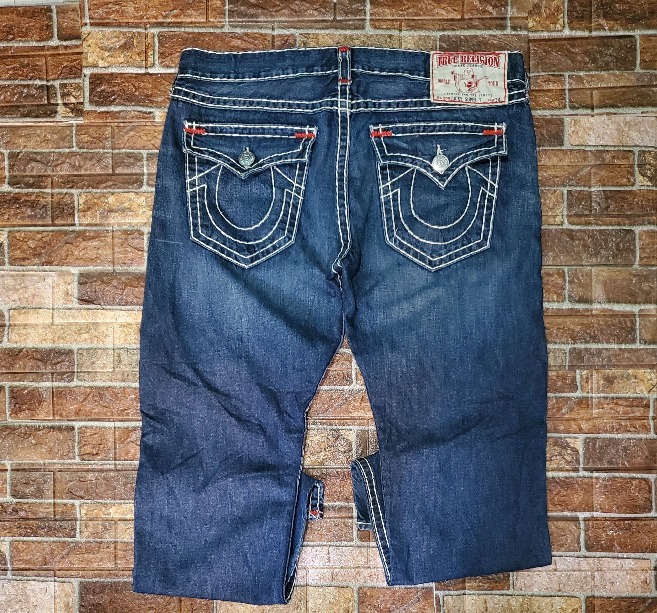 Vintage True Religion Straight Leg Denim Jeans Size: 32x33 buying