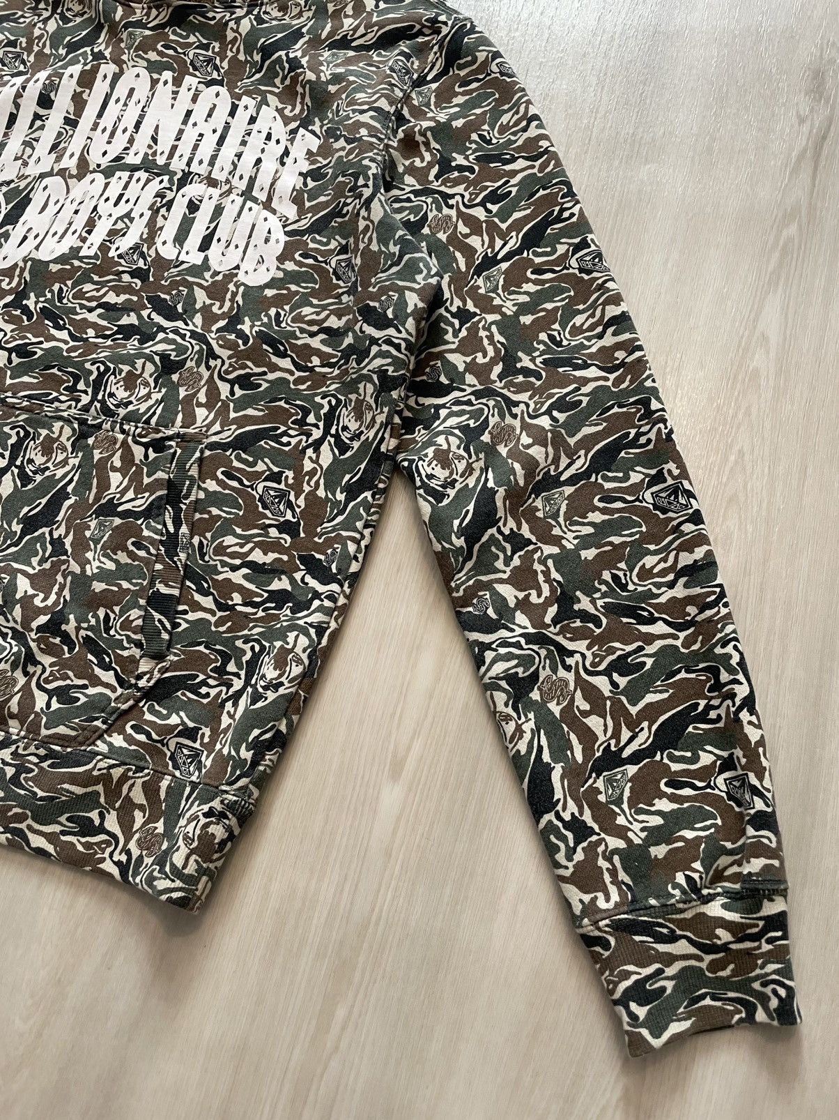 Billionaire Boys Club Billionaire Boys Club Camo Arch Logo Pullover Hoodie Sz L Size US L / EU 52-54 / 3 - 5 Thumbnail