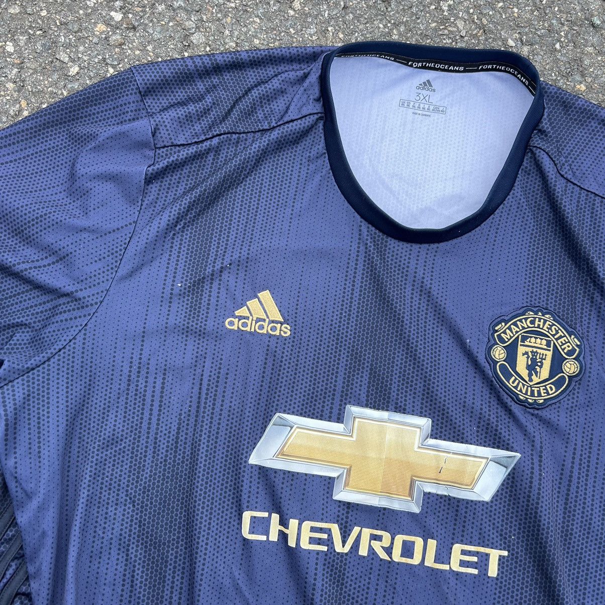 Adidas Adidas Parley Manchester United Jersey 2018-19 Third Kit Size US XXL / EU 58 / 5 - 7 Thumbnail