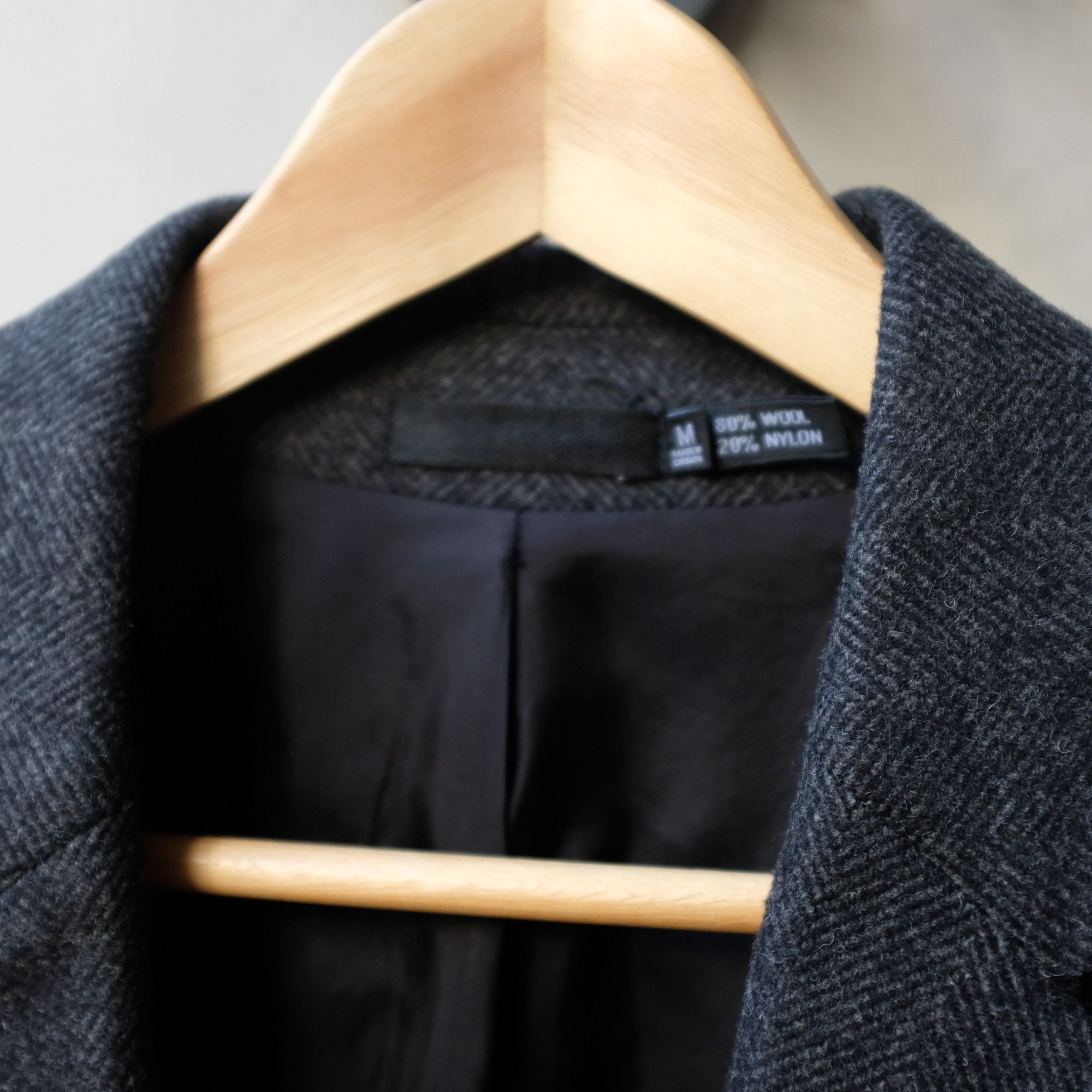 Blk Dnm Blk Dnm Grey Wool Overcoat Size US M / EU 48-50 / 2 - 3 Thumbnail