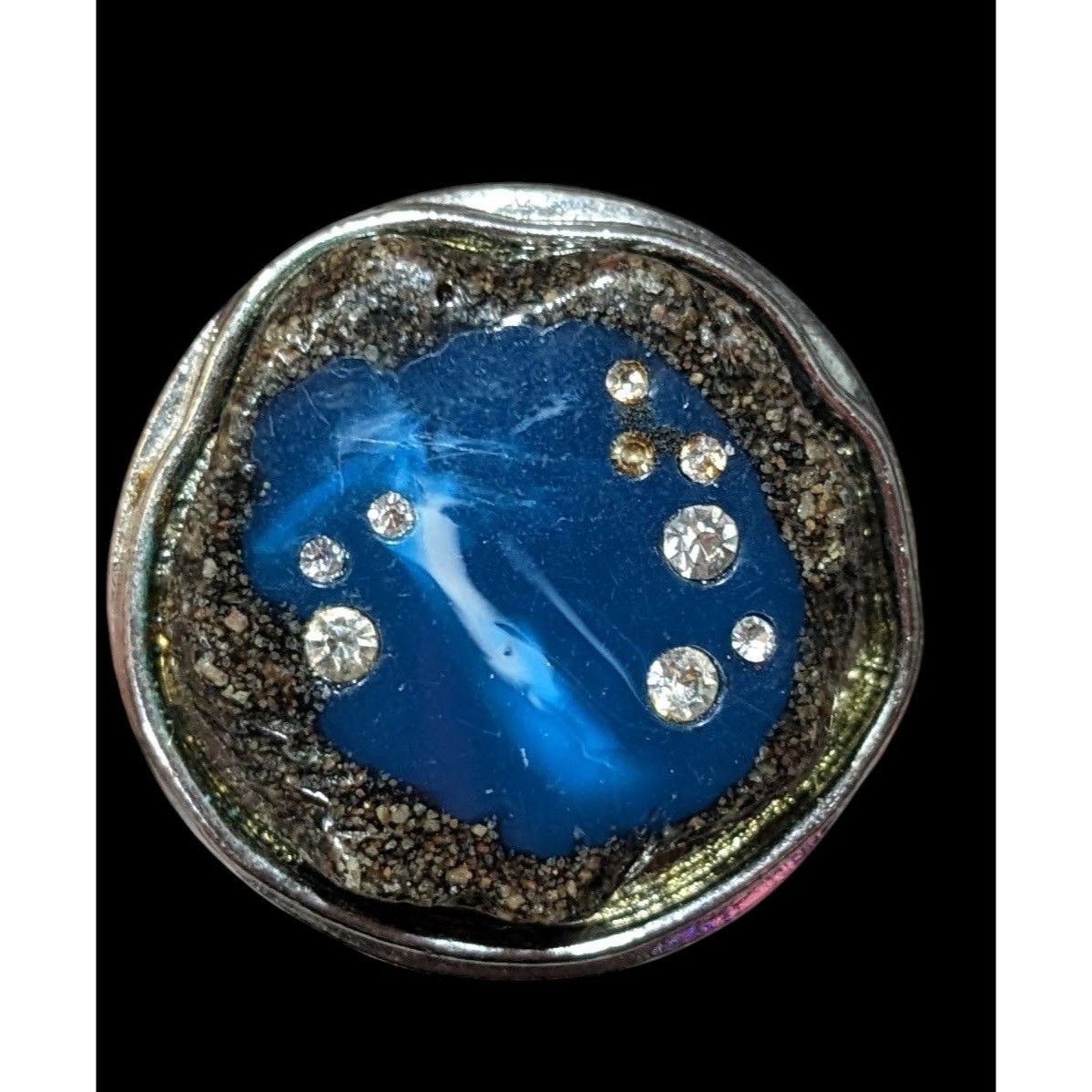 Other Vintage Chunky Lucite And Faux Stone Constellation Statement Size ONE SIZE - 5 Thumbnail