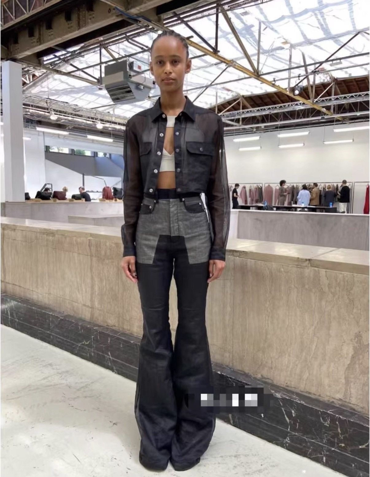 Rick Owens Rick Owens Main Line Cropped Cut-Out Jacket Size XS / US 0-2 / IT 36-38 - 6 Thumbnail