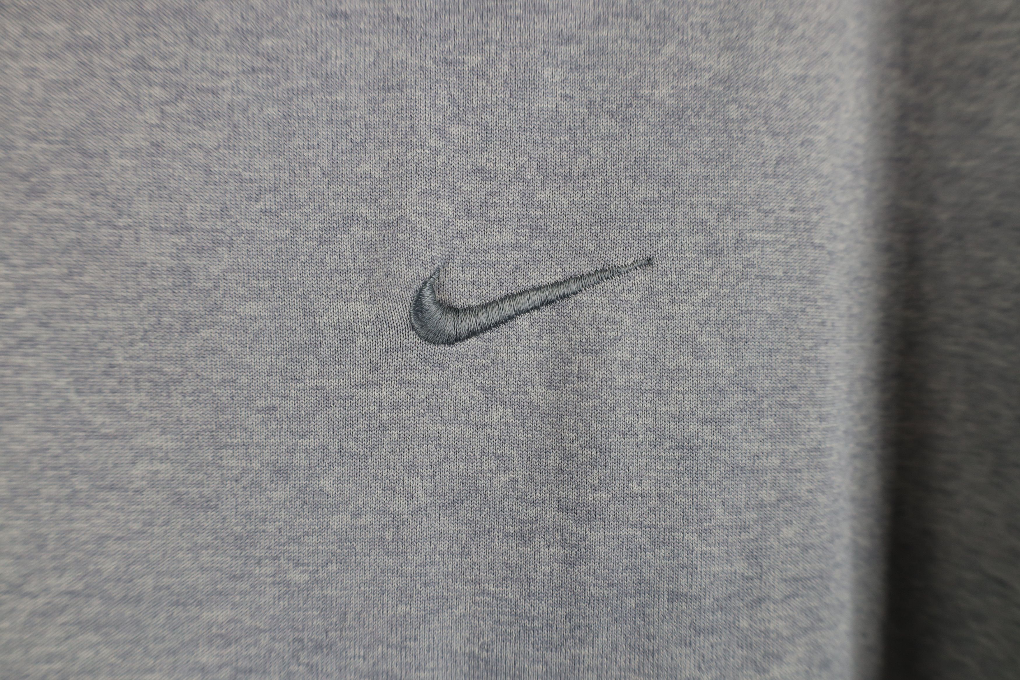 Nike Vintage Y2K Nike Scott Mini Swoosh Knit T-Shirt Heather Gray Size US M / EU 48-50 / 2 - 4 Thumbnail