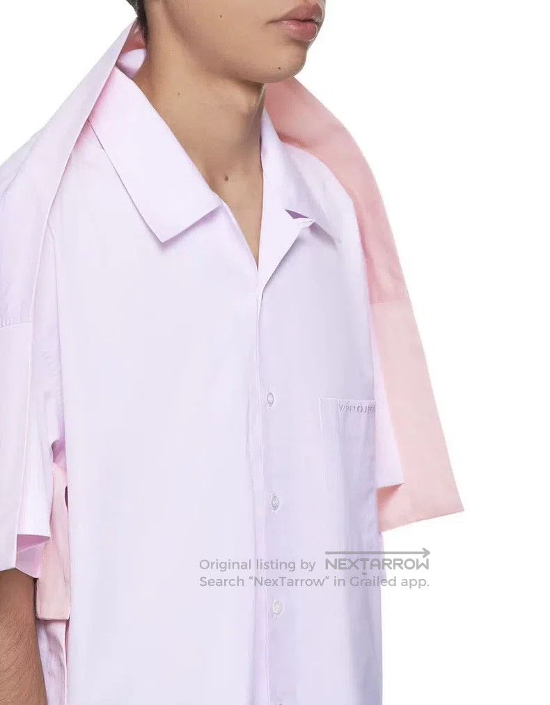 Y/Project Y/Project Size M Pink and white color matching short sleeve Size US M / EU 48-50 / 2 - 3 Thumbnail