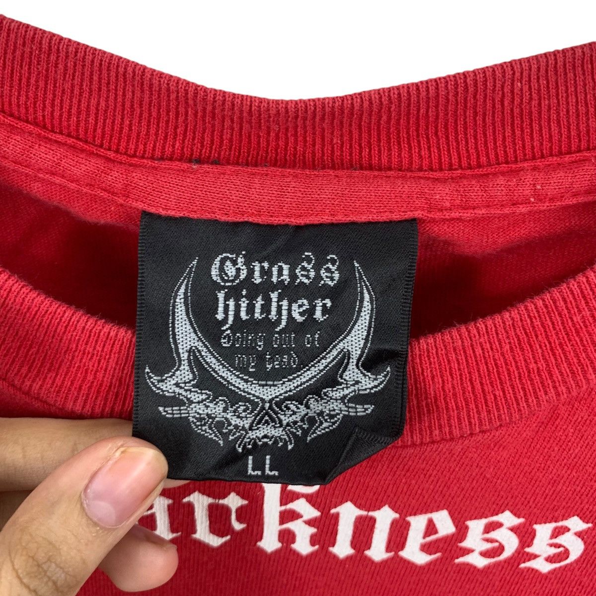 Vintage Vintage GRASS HITHER JAPAN Dragon Loneliness Tee Shirt Top Size L / US 10 / IT 46 - 8 Thumbnail
