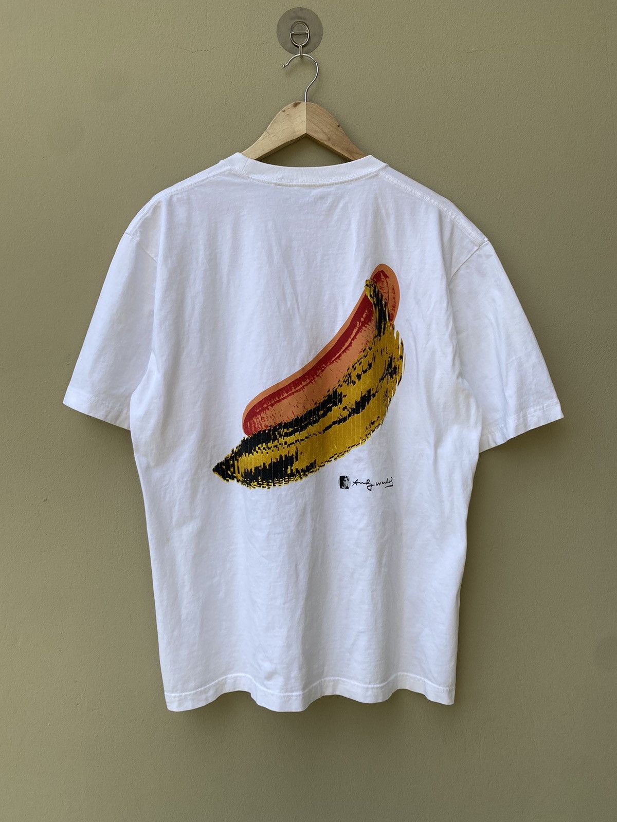 Andy Warhol × Uniqlo ANDY WARHOL ANYBODY CAN DO WHAT I DO WHITE TEE Size US XL / EU 56 / 4 - 1 Thumbnail