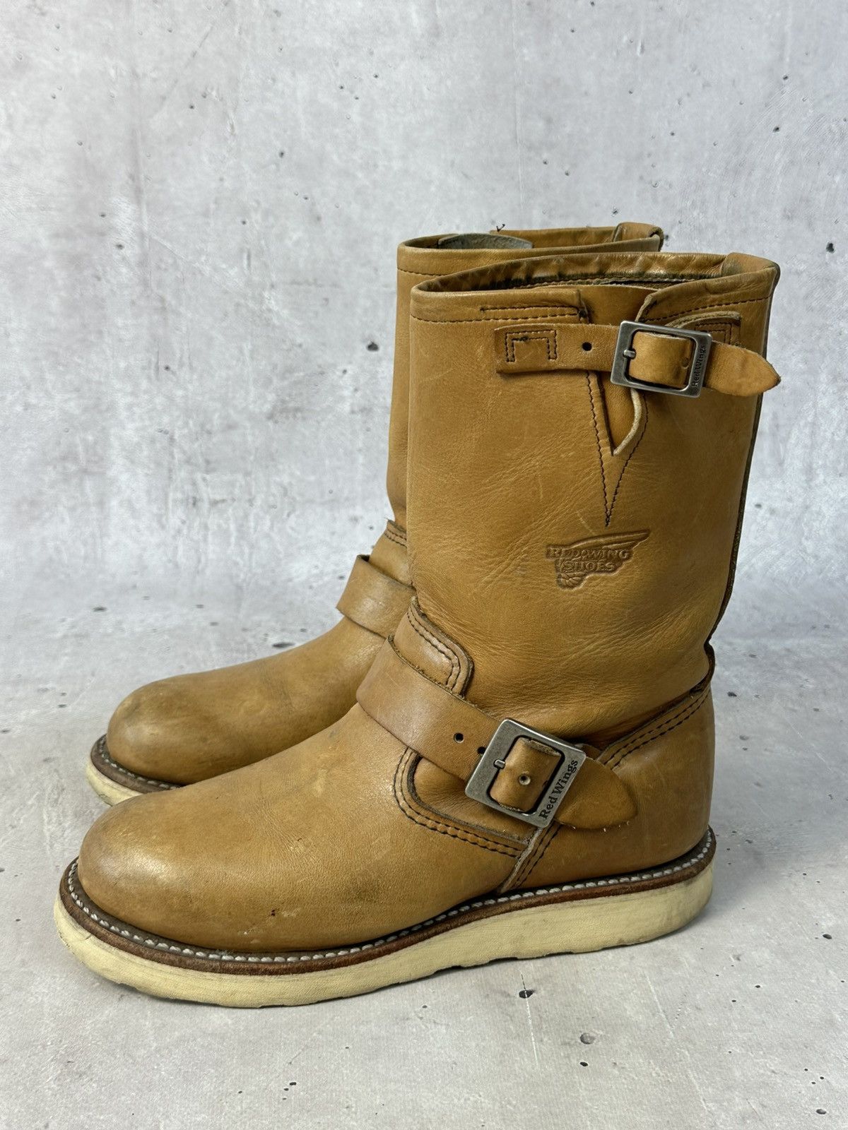 Red Wing Red Wing 9027 Leather Beige Made in USA Women’s Boots Size US 7.5 / IT 37.5 - 1 Thumbnail