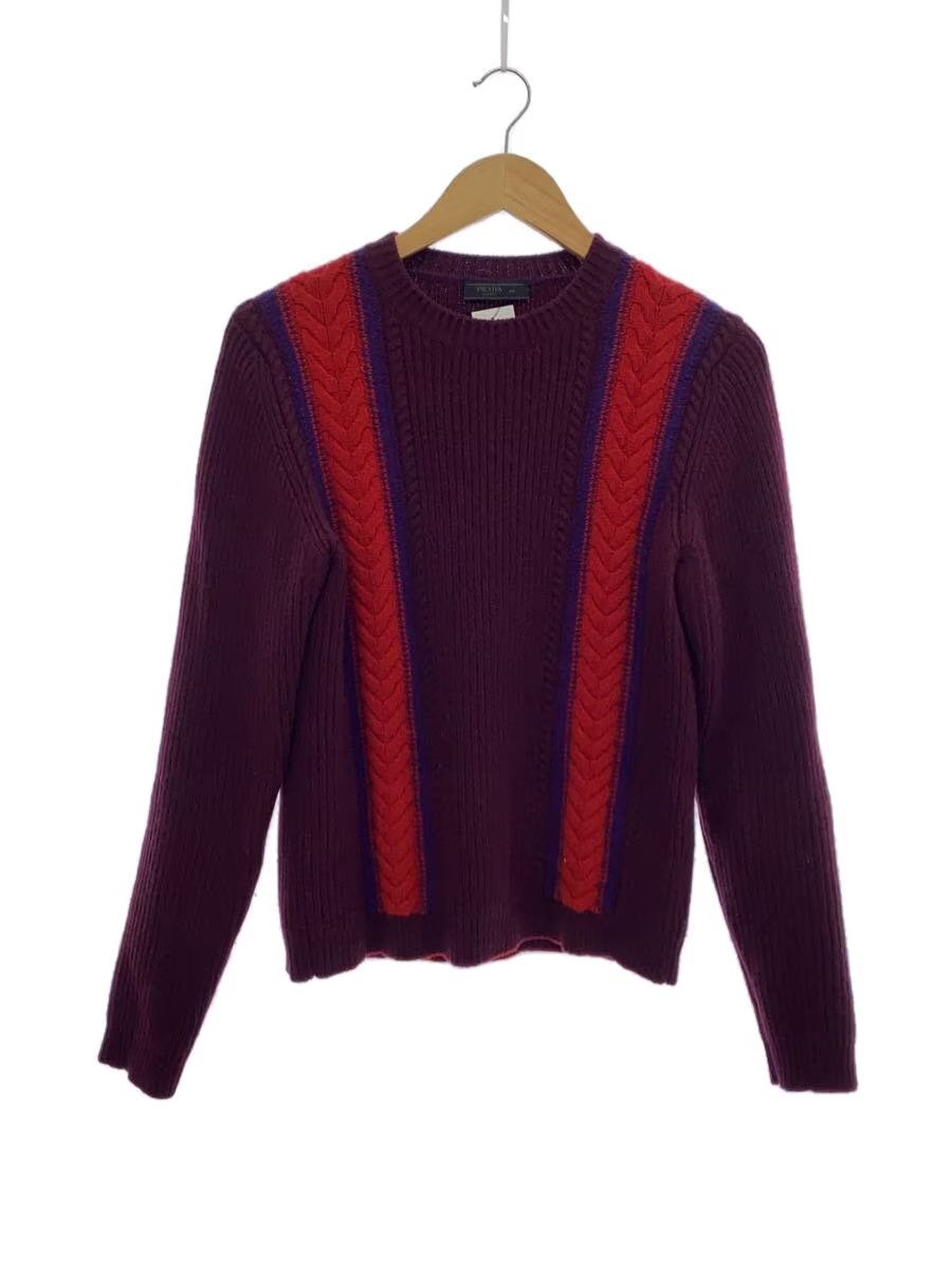 Prada Prada AW17 Handmade Geometric Shetland Wool Knit
