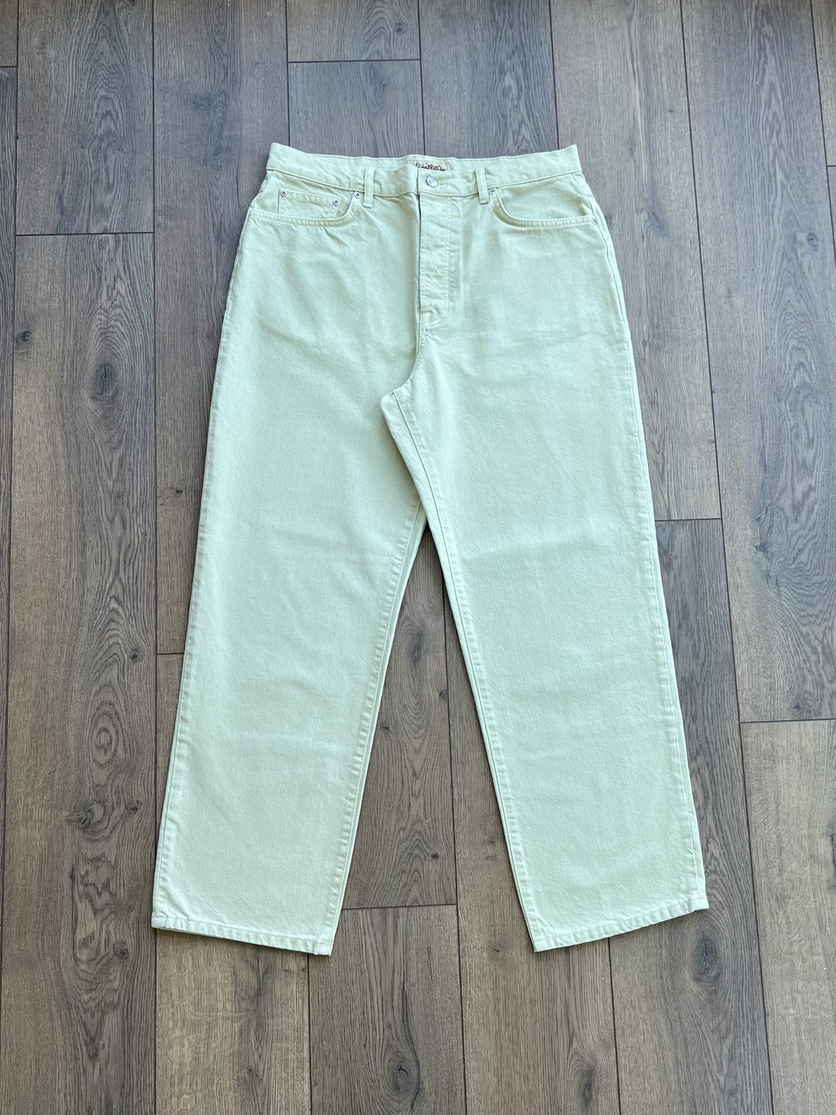 Stussy Stussy Denim Big Ol Jean “Cream” 34 Size US 34 / EU 50 - 1 Thumbnail