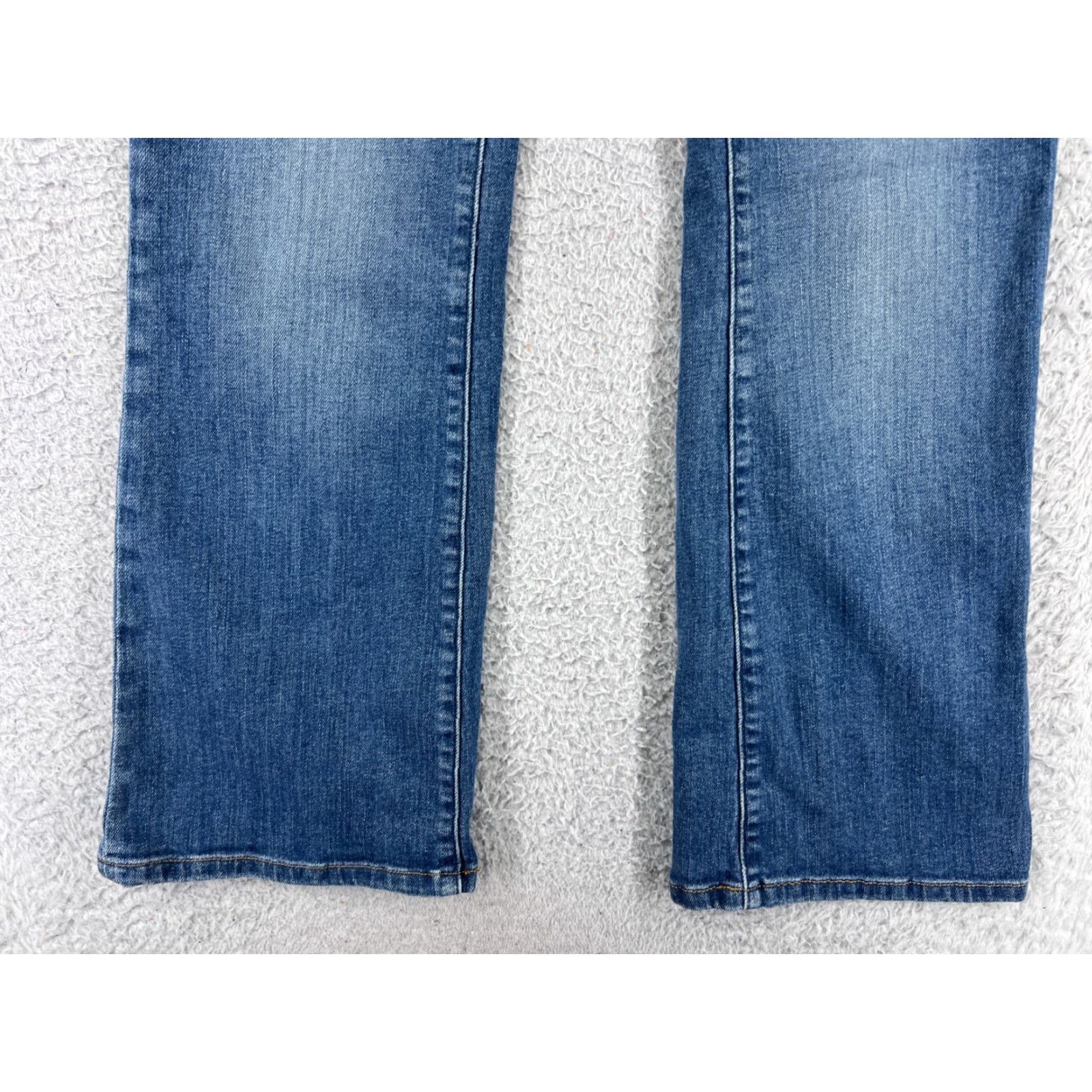 Tommy Hilfiger Tommy Hilfiger Jeans Womens 27 Blue Denim Flared Low Rise Cotton Blend Pant Size 27" / US 4 / IT 40 - 5 Thumbnail