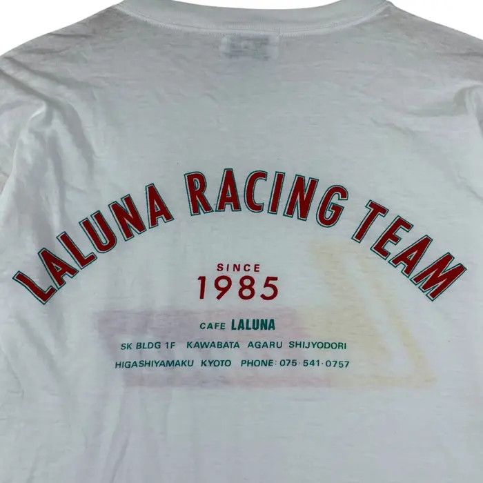 Vintage Vintage 1985 LALUNA RACING TEAM Toshitsugu Tee Shirt Size US L / EU 52-54 / 3 - 6 Thumbnail