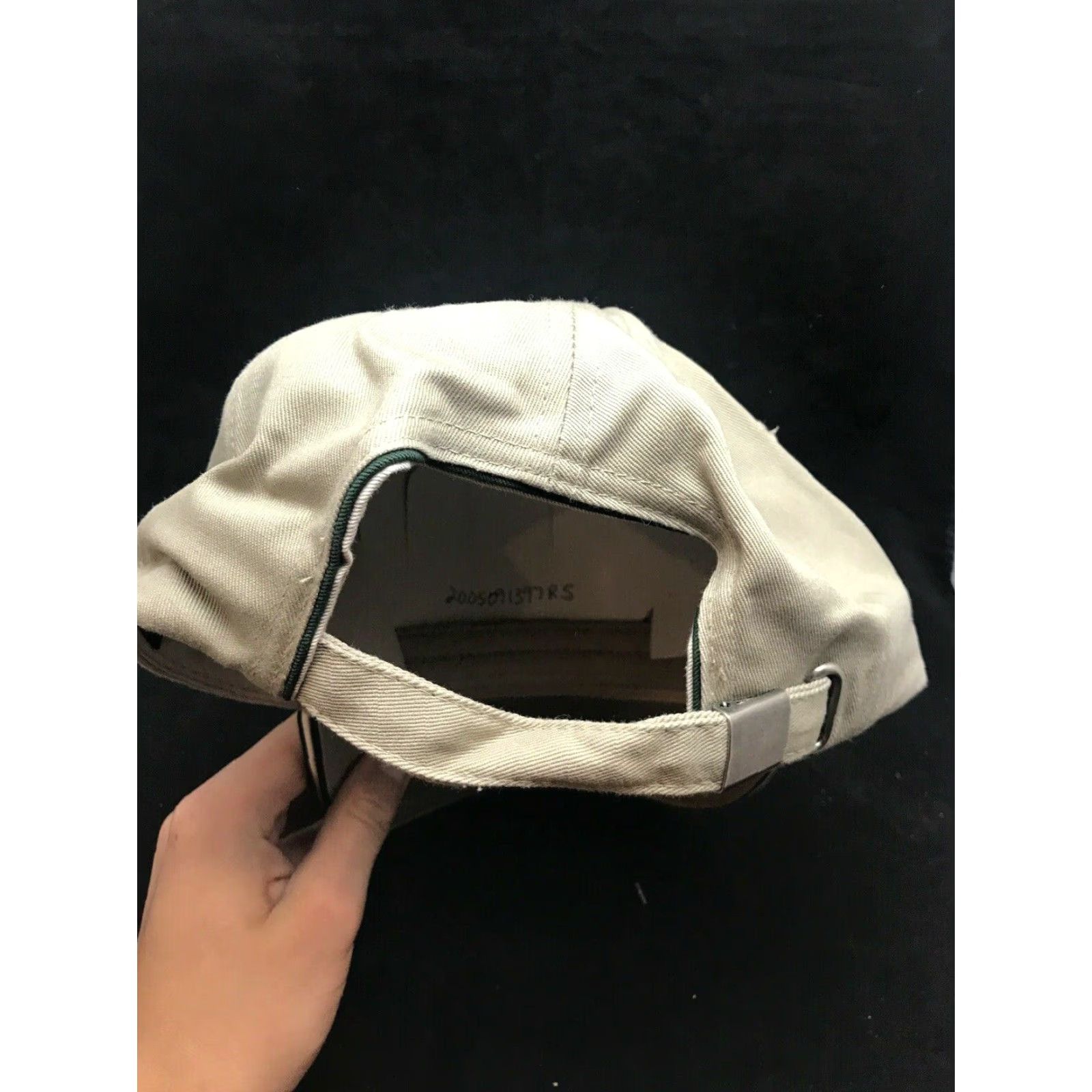 Logo 7 VINTAGE The Almond Co. Logo Trucker Hat Adjustable Khaki Farming Agriculture Mens Size ONE SIZE - 5 Thumbnail