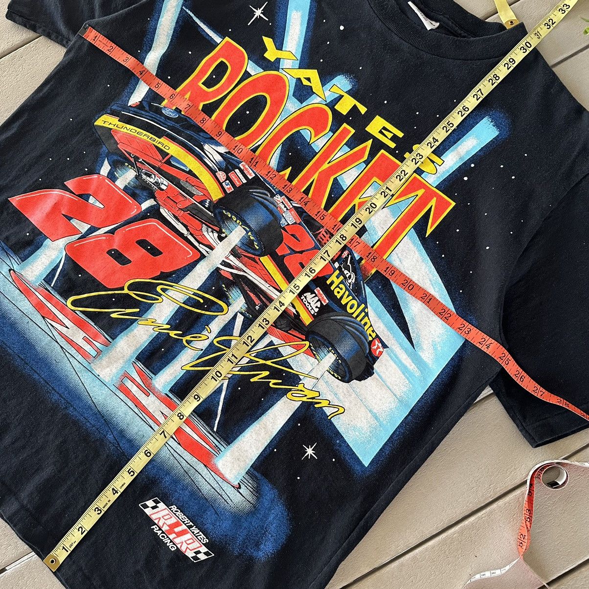 NASCAR × Vintage 90s Ernie Irvan Yates Rocket Nascar Space Racing AOP Tee Size US XXL / EU 58 / 5 - 7 Thumbnail