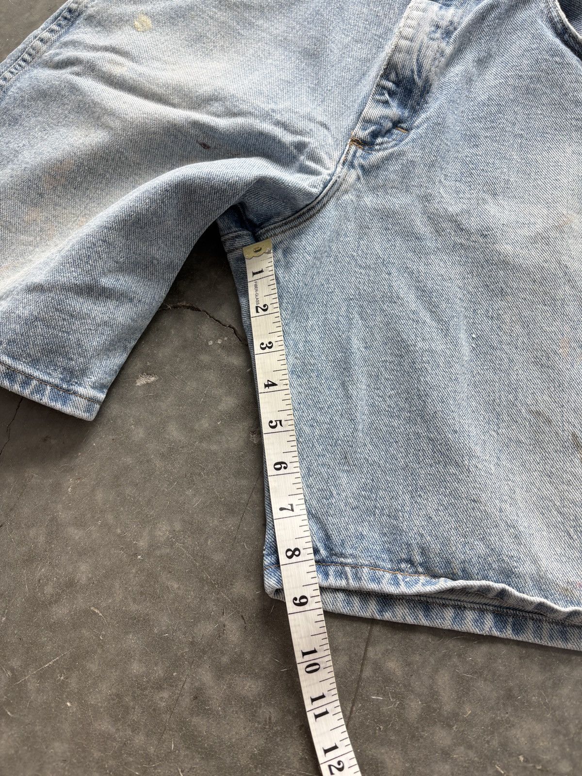 Wrangler Vintage Y2K Wrangler Jean Shorts Distressed Painter Size US 34 / EU 50 - 8 Thumbnail