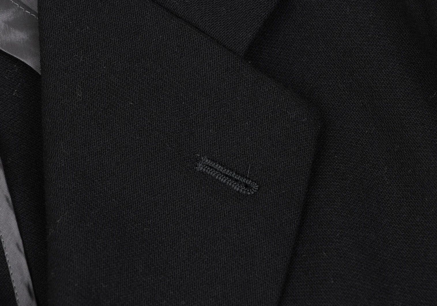 Comme des Garcons Homme Plus Felt Wool Paste Design 1B Jacket in Black Gray Size S Size US S / EU 44-46 / 1 - 4 Thumbnail