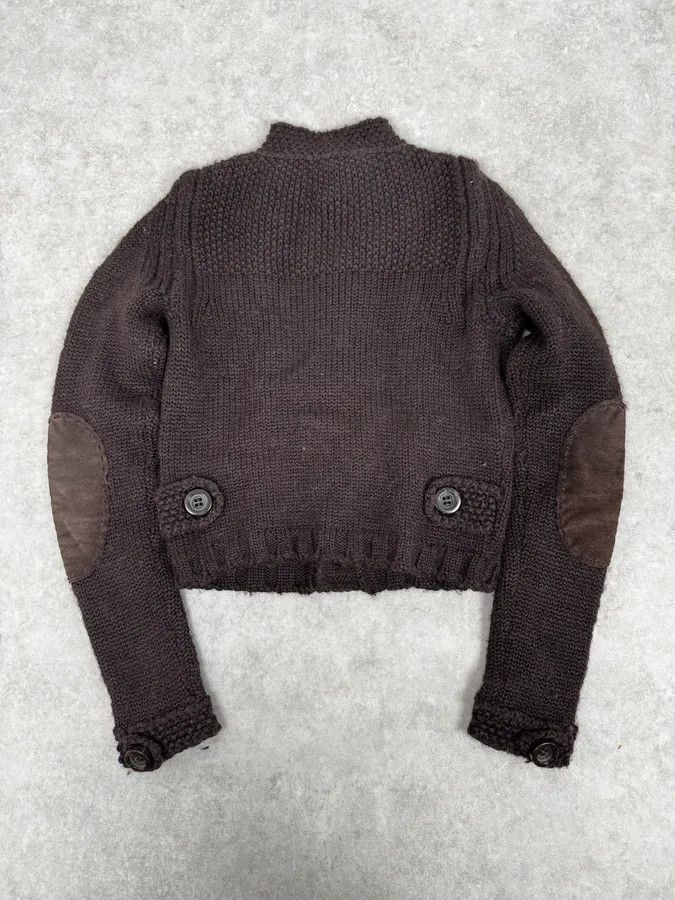 Dsquared2 AW2007 Dsquared2 Brown Wool Buttoned Cardigan Sweater Size S / US 4 / IT 40 - 4 Thumbnail