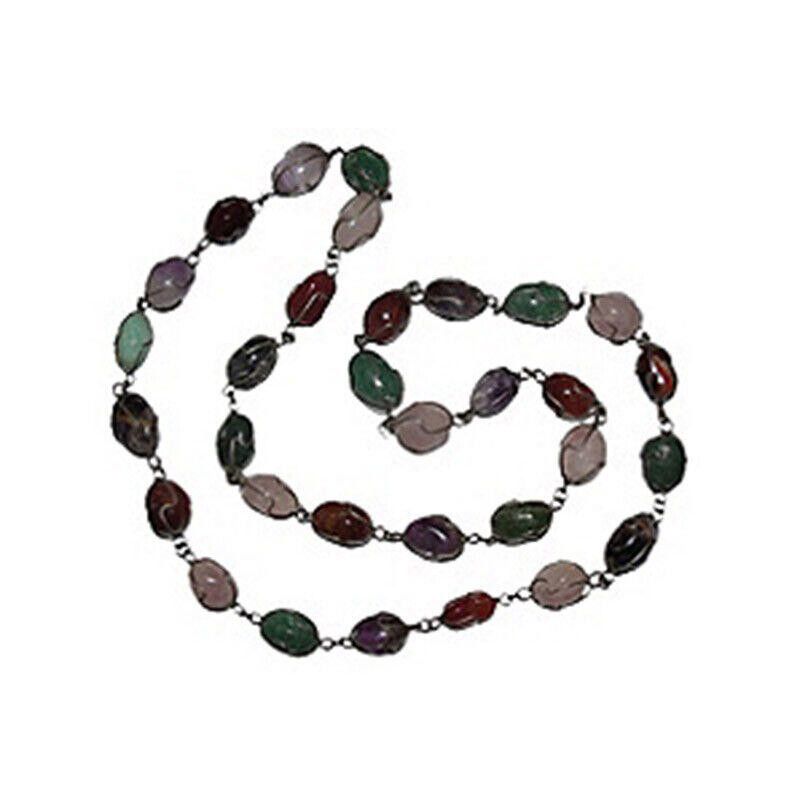 Designer Gemstone Wire Wrap Flapper Necklace Size ONE SIZE - 3 Thumbnail