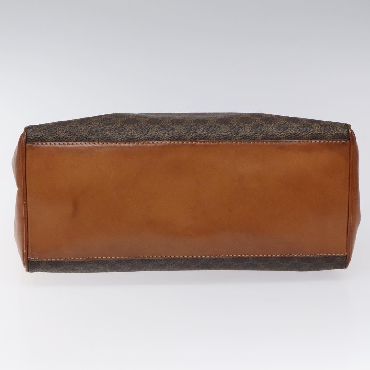 Celine CELINE Macadam Canvas Hand Bag Pvc Leather Brown Gold Size ONE SIZE - 9 Thumbnail