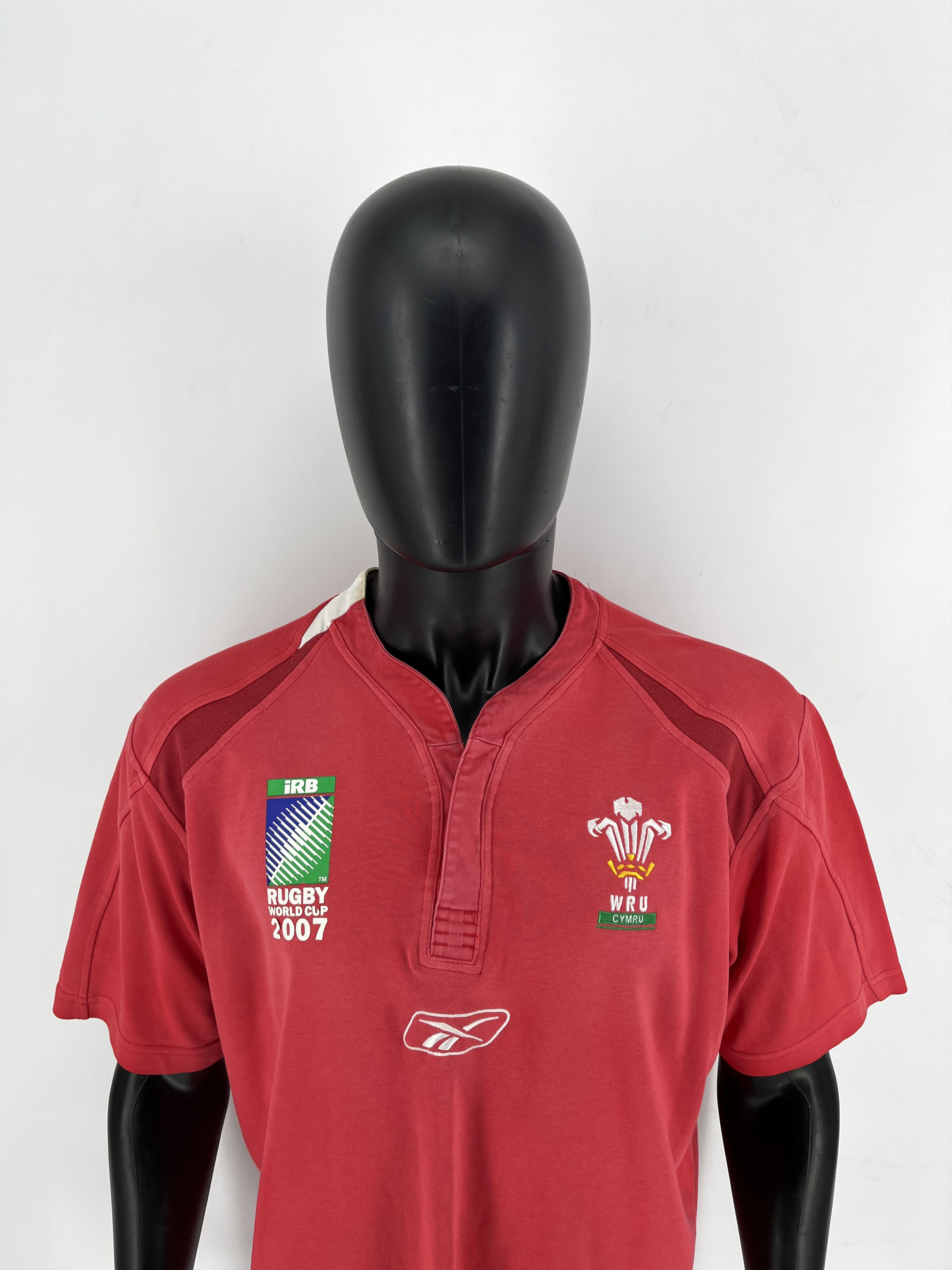 Reebok Vintage Wales Rugby Jersey Size L Reebok 2007 Size US L / EU 52-54 / 3 - 12 Thumbnail