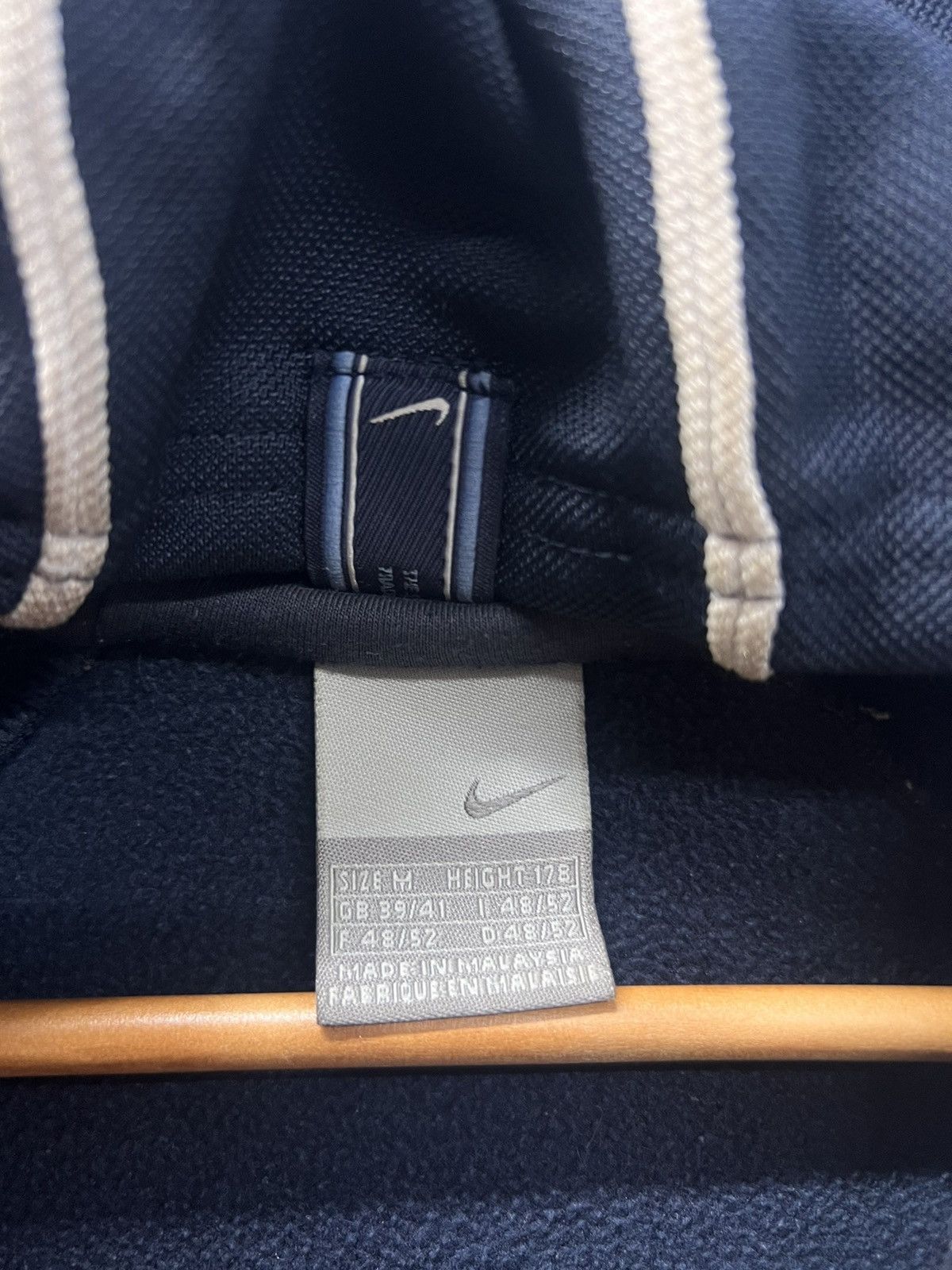 Nike × Vintage Nike Vintage Zip Hoodie Big Logo Swoosh Size US M / EU 48-50 / 2 - 8 Thumbnail