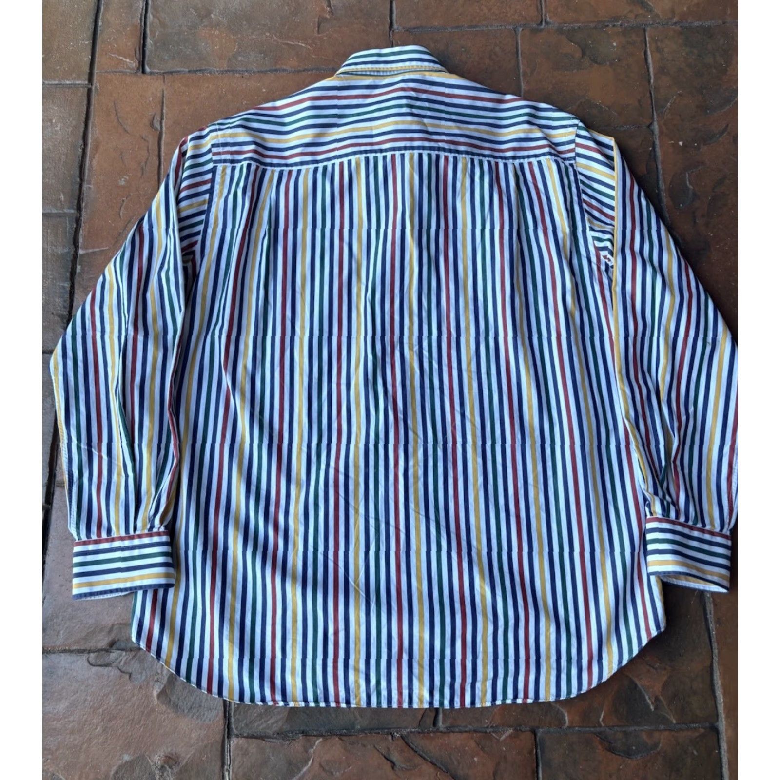 Paul & Shark Paul & Shark Yachting Button Up Shirt Men's 17/43 Long Sleeve Striped Size US XL / EU 56 / 4 - 3 Thumbnail