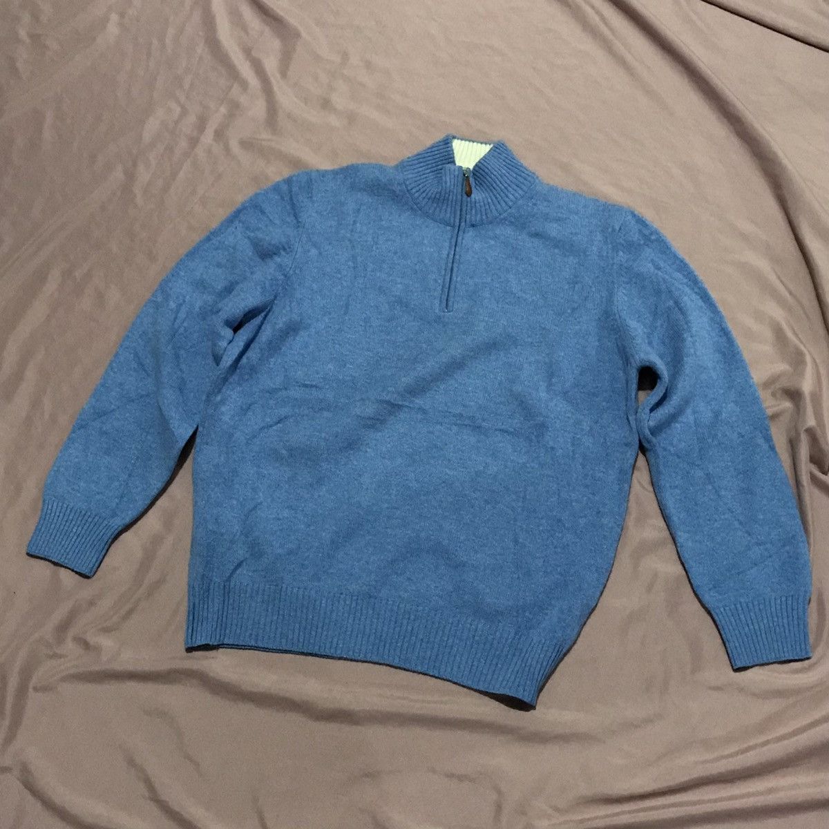 Gran Sasso GRAN SASSO ULTRAFINE MERINO AND CASHMERE QUARTER ZIP Size US L / EU 52-54 / 3 - 5 Thumbnail
