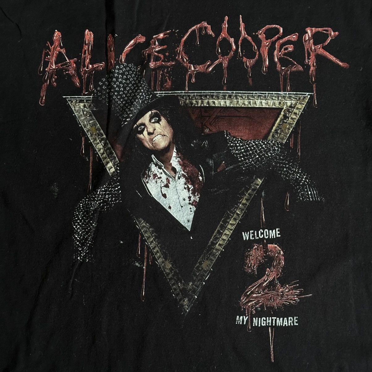 Band Tees Alice Cooper Welcome My Nightmare T- Shirt Size US M / EU 48-50 / 2 - 2 Thumbnail