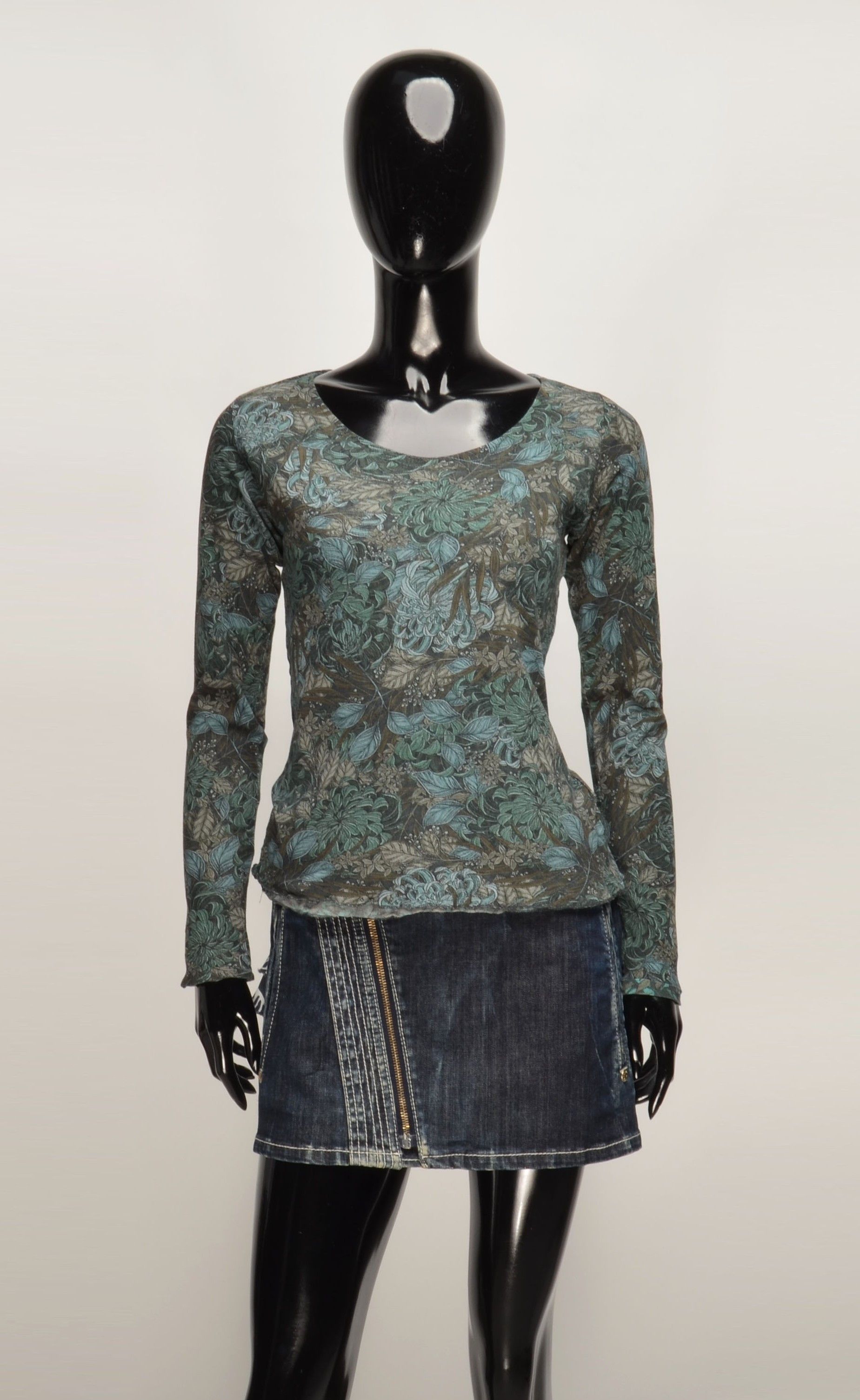 Vintage Vintage Nile Atelier Y2K Floral Fairycore Mesh Blouse Top Size S / US 4 / IT 40 - 1 Thumbnail