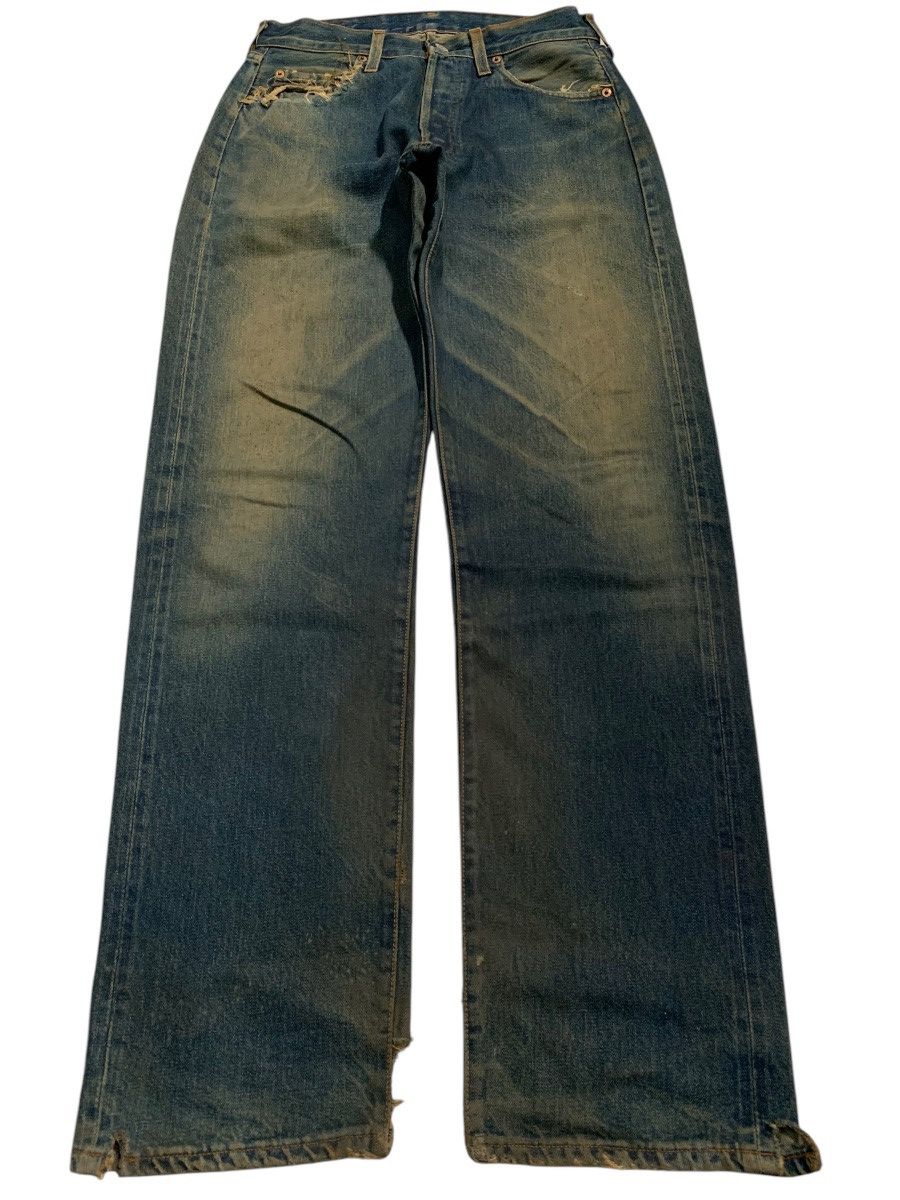 Levi's VINTAGE LEVIS 501 BIG E SELVEDGE MUDWASH & RUSTY DISTRESSED Size US 29 - 2 Thumbnail