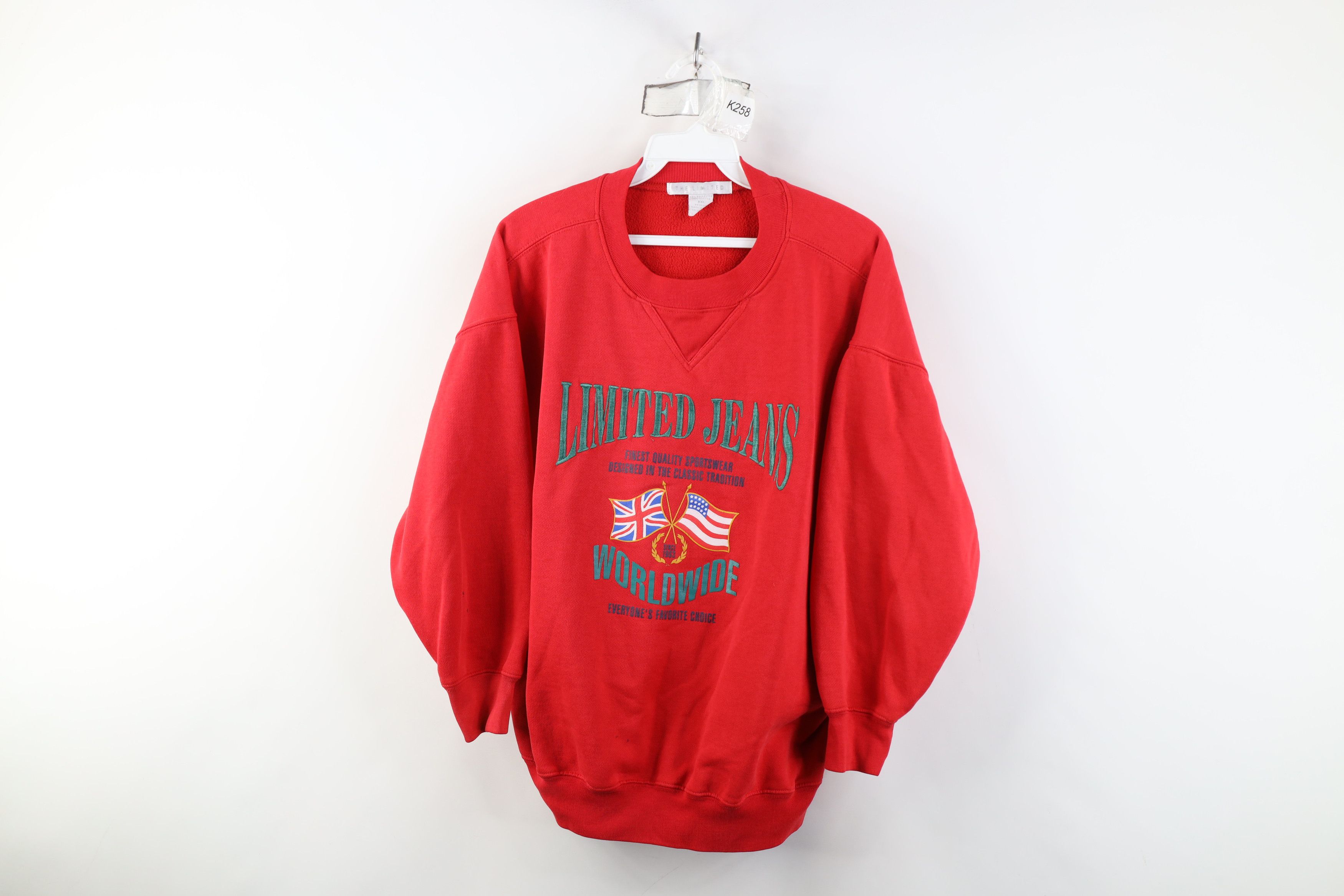 Vintage Vintage 90s Y2K The Limited Crewneck Sweatshirt Babydoll Size XXL / US 16-18 / IT 52-54 - 1 Thumbnail