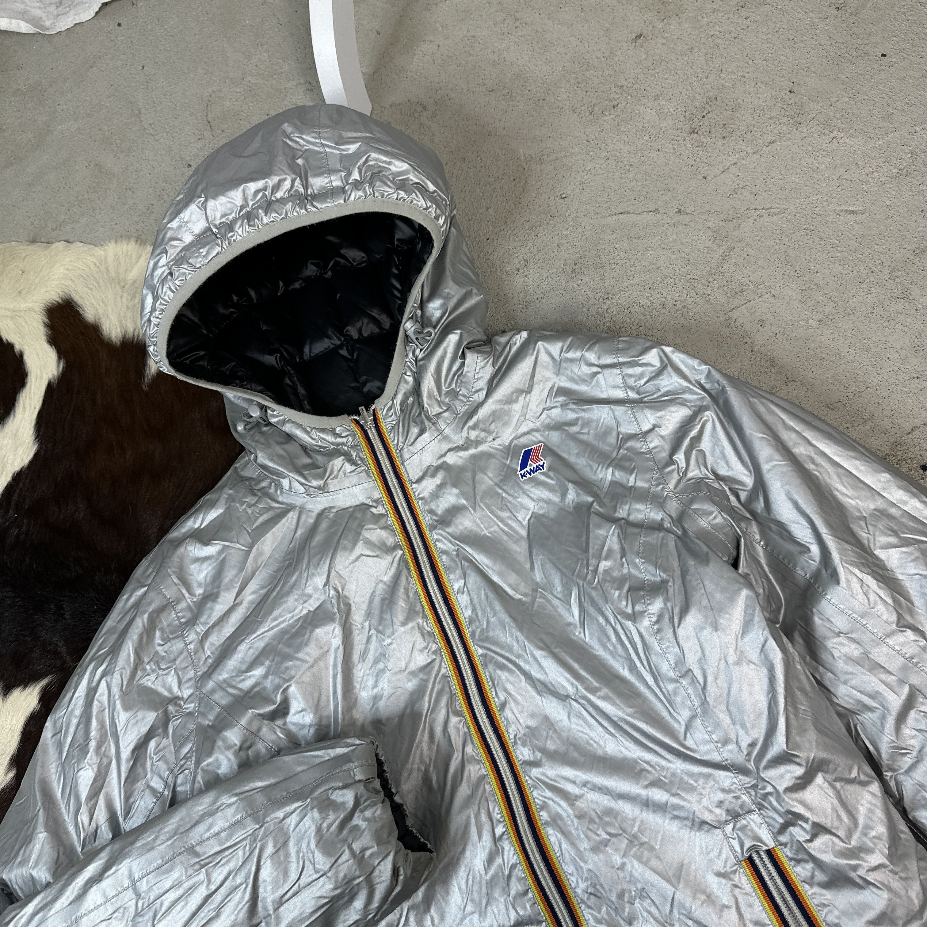 K-Way × Vintage K-Way Women's Reversible Jacket Size M / US 6-8 / IT 42-44 - 6 Thumbnail