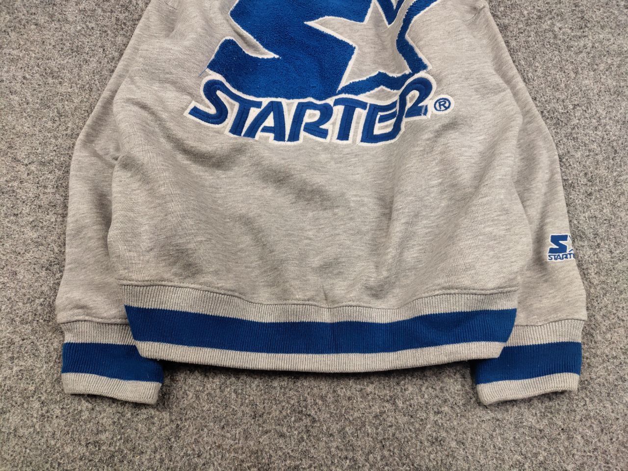 Starter Vintage Starter Blue embroidered Logo Crew Chek Sweatshirt Size US S / EU 44-46 / 1 - 9 Thumbnail