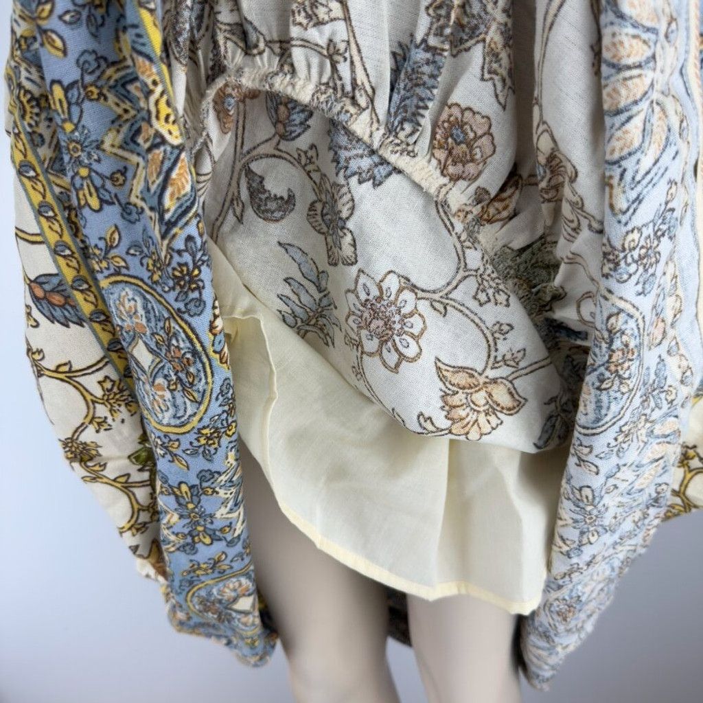 Other NEW* HOUSE OF HARLOW 1960 Floral Beige Red Blue Maxi Skirt S Size 27" / US 4 / IT 40 - 10 Thumbnail