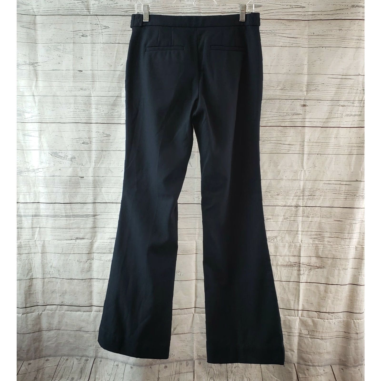Loft LOFT Ann Taylor Kate Trouser Pants Womens Sz 2 Blue Solid Side Zip Mid Rise Size 26" / US 2 / IT 38 - 2 Thumbnail