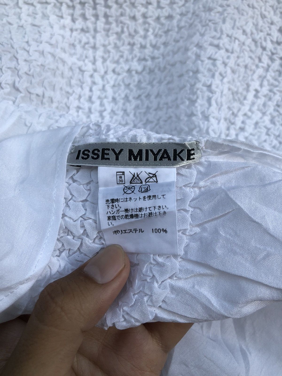 Issey Miyake × Japanese Brand × Pleats Please Issey Miyake Issey Miyake Crop Top Pleats Size M / US 6-8 / IT 42-44 - 9 Thumbnail