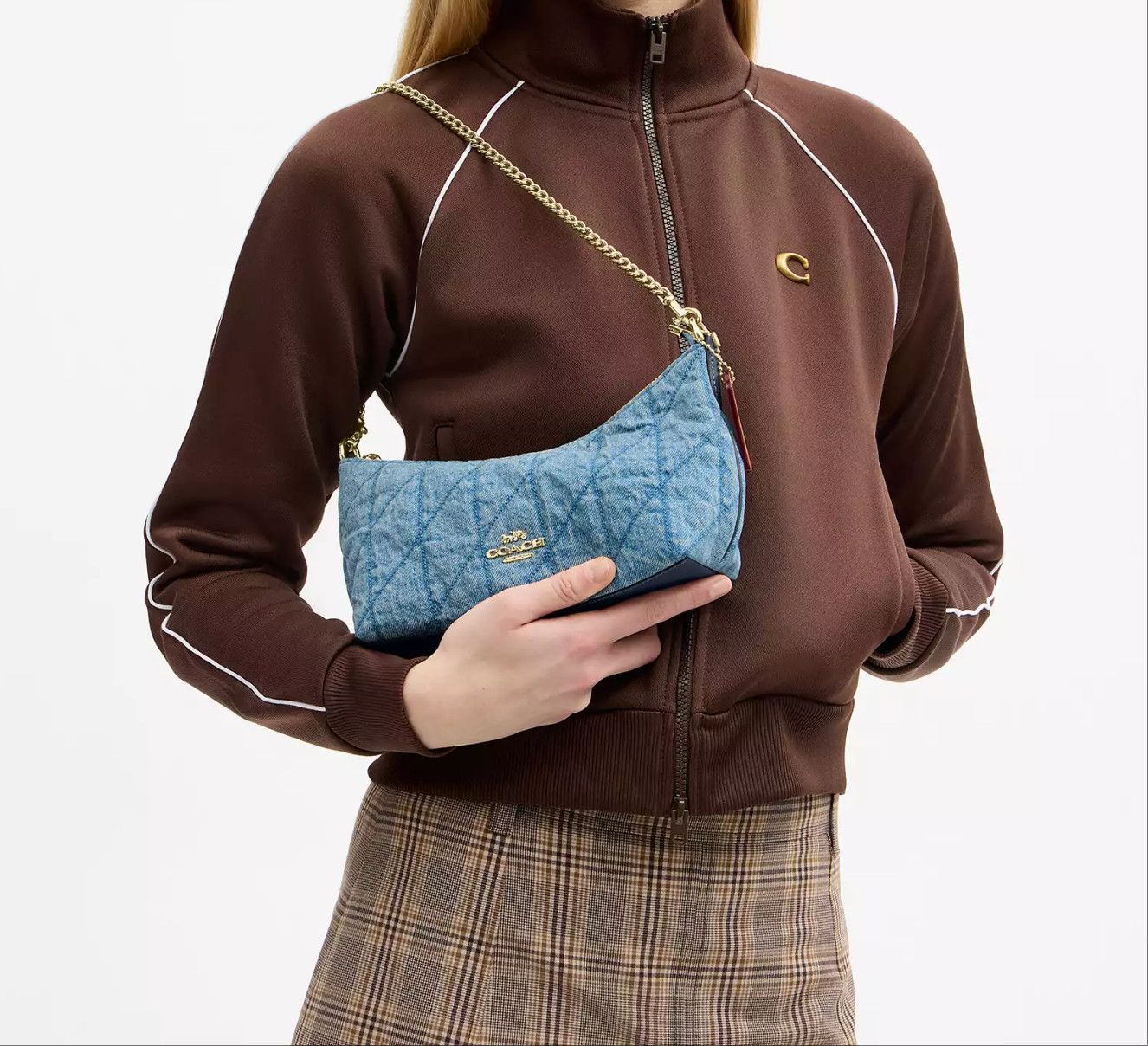 Coach Caitlin Shoulder Bag With Quilting CDZ89 Size ONE SIZE - 5 Thumbnail