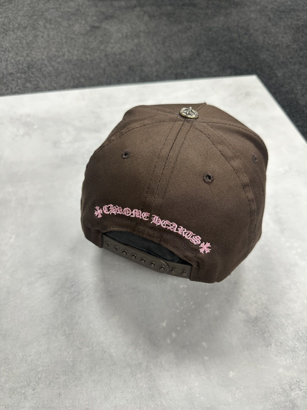 Chrome Hearts Chrome Hearts CH Baseball Cap Hat Brown Pink Size ONE SIZE - 5 Thumbnail