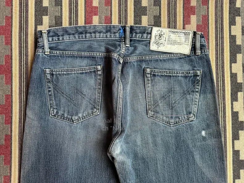 Neighborhood Neighborhood size XL Basic Washed Denim Jeans Mid Rise Size US 27 - 6 Thumbnail