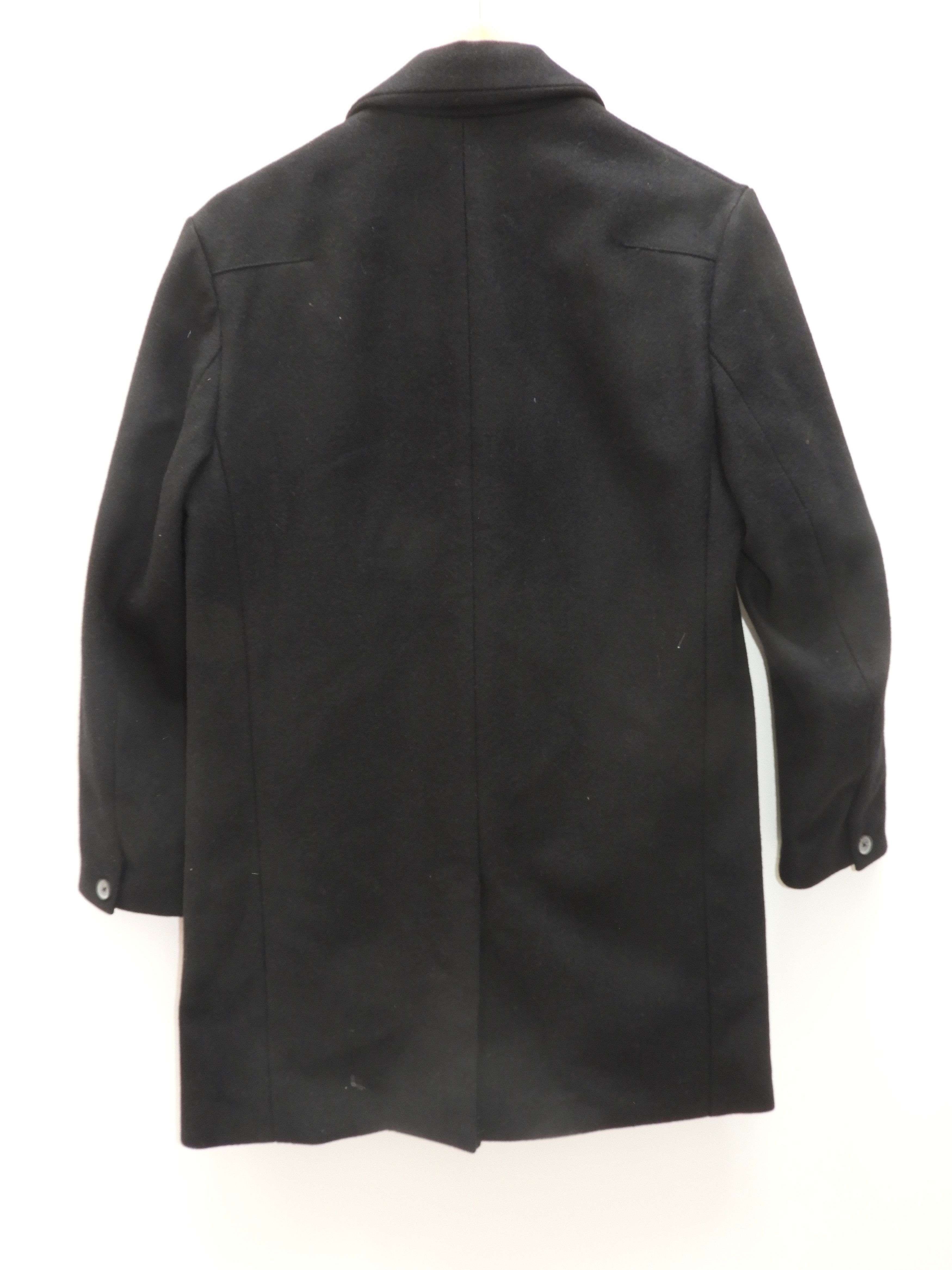 Number (N)ine NUMBER (N)INE Black Bal-Collar Coat Size US M / EU 48-50 / 2 - 7 Thumbnail